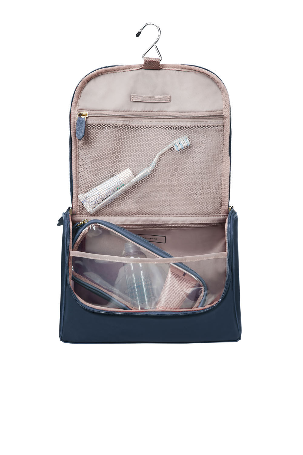 Samsonite Karissa Cosmetic Cases Hanging Toilet Kit Dark Navy