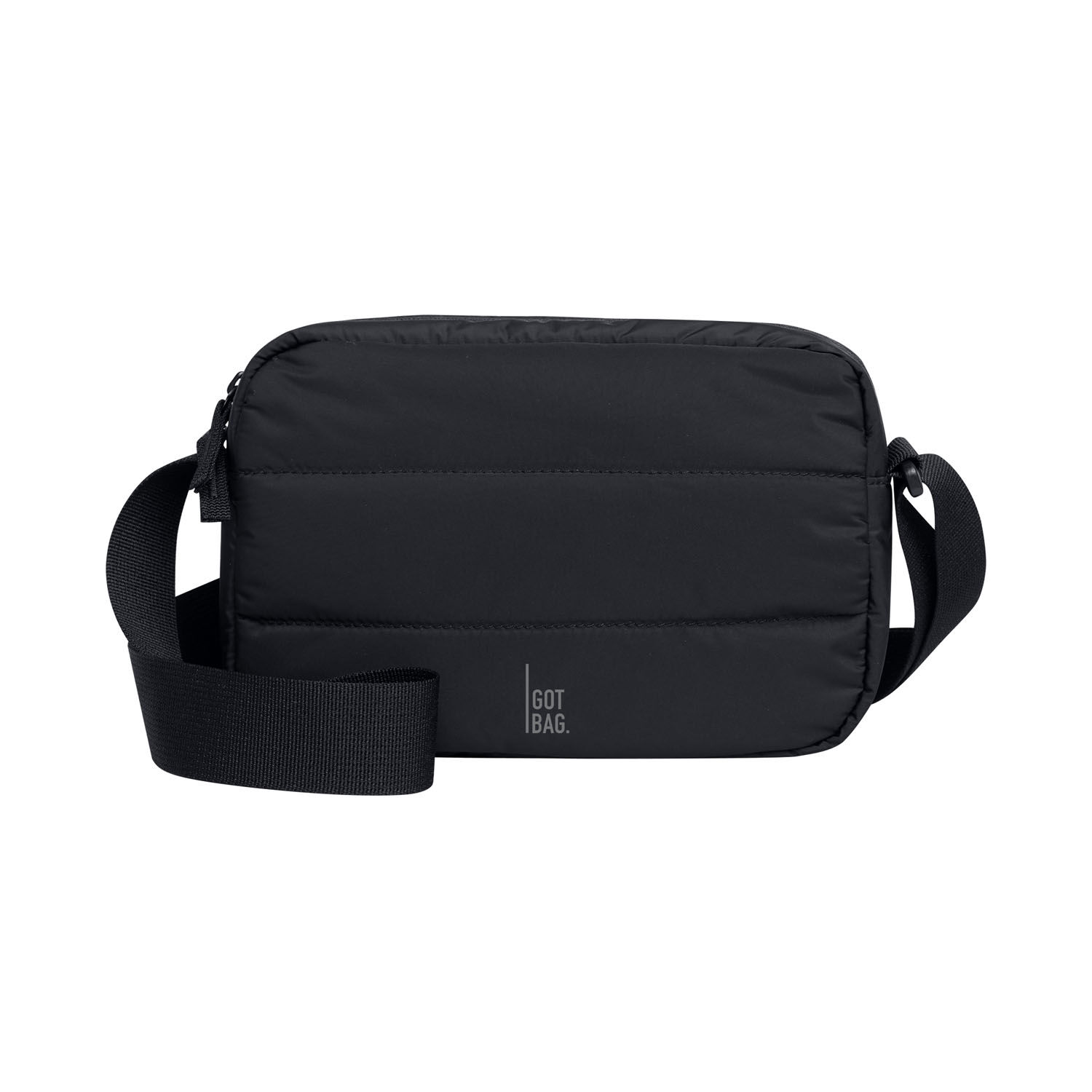GOT BAG Puffer Crossbody Bag black monochrome