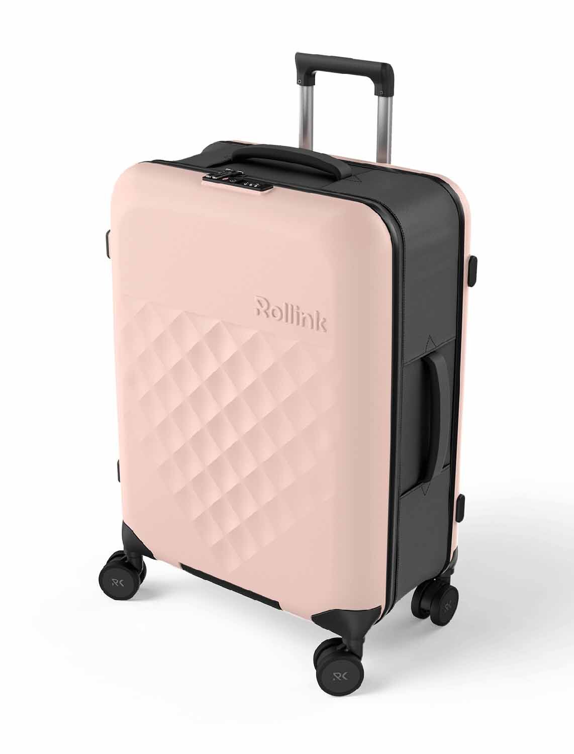 Rollink Vega 360 26" Check-In M, 4-Rollen Rose Smoke