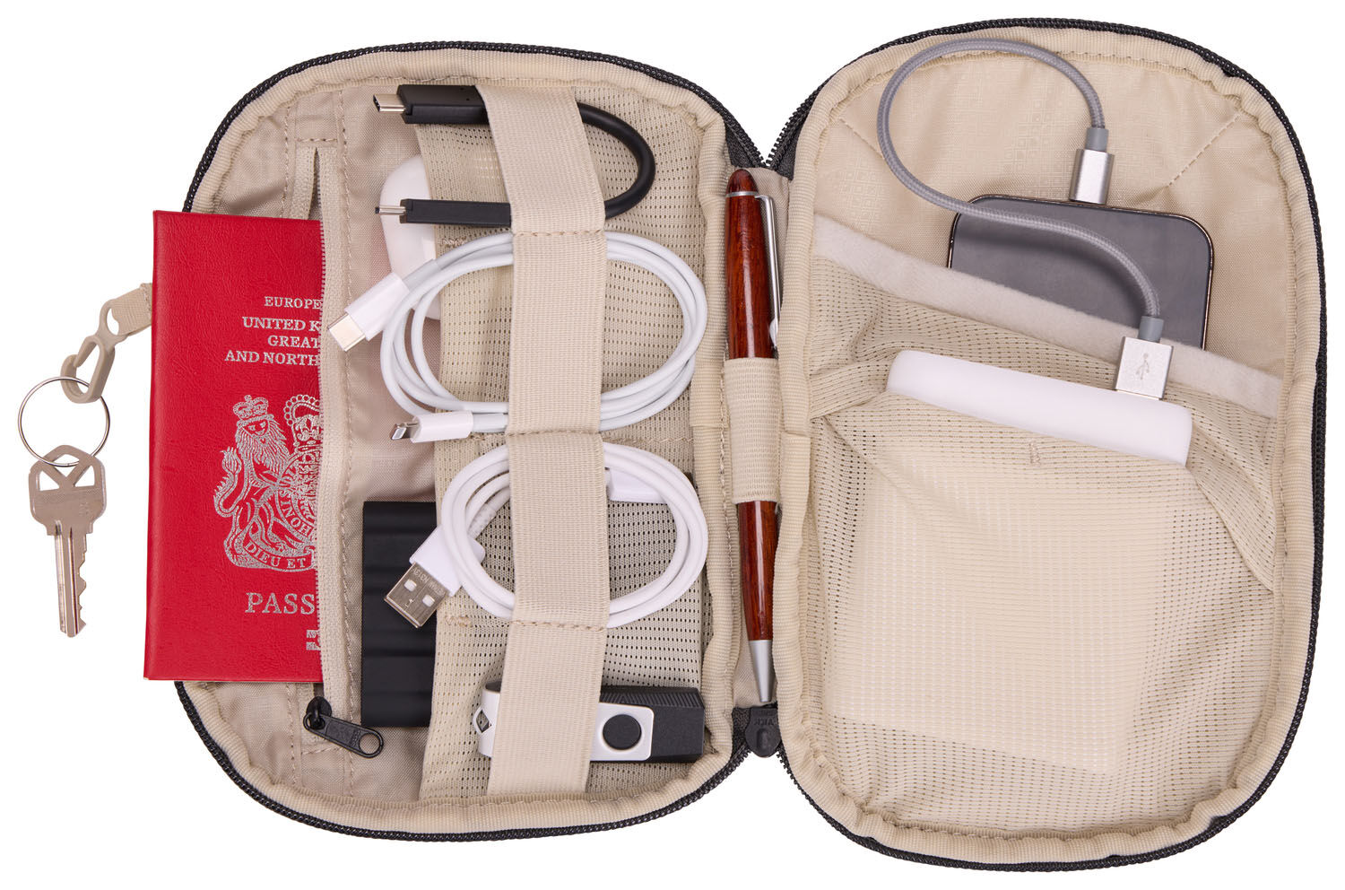 THULE Subterra 2 Powershuttle -Elektroniktasche mittelgroß Vetiver Gray