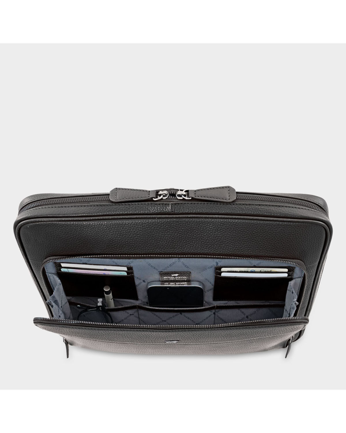 Braun Büffel Theo Meeting Mappe schwarz