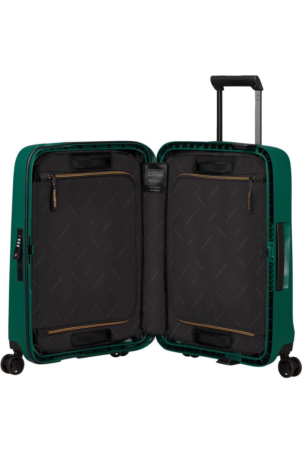 Samsonite Essens Trolley mit 4 Rollen 55cm + GRATIS HOTELGUTSCHEIN Alpine Green