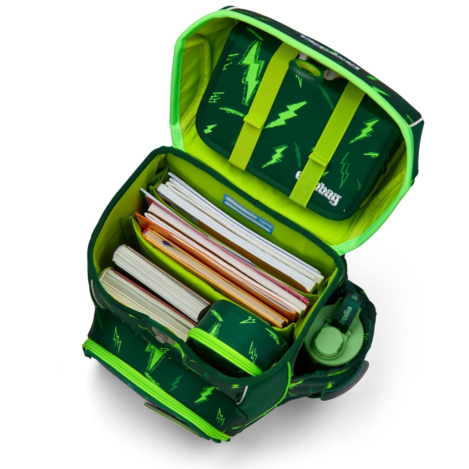 ergobag cubo LUMI Editon 5-teiliges Schulrucksack-Set 2025 Bärtastisch