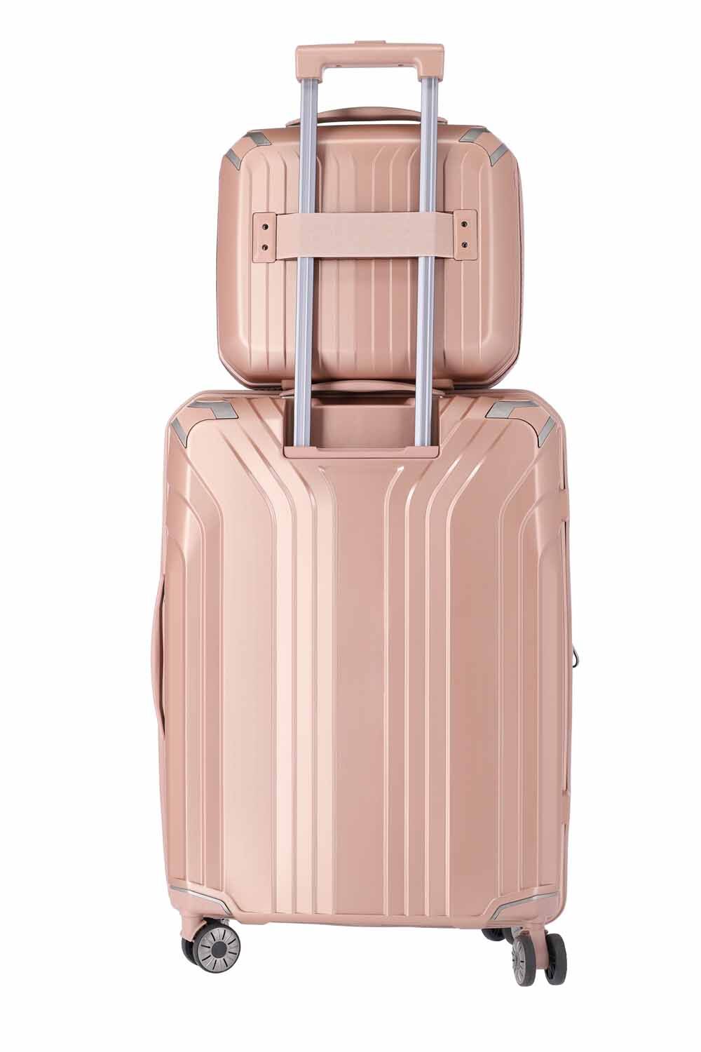Travelite Elvaa Beautycase mit Tabletfach 10,5" Roségold