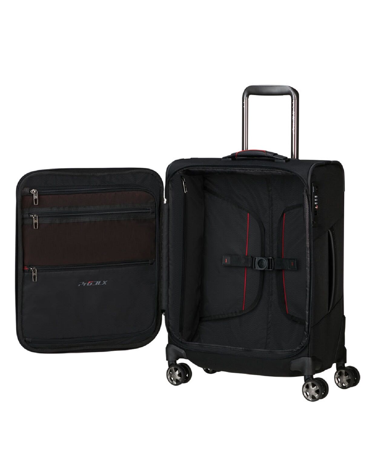 Samsonite Pro-DLX 6 Spinner 55cm Strict + GRATIS HOTELGUTSCHEIN Black