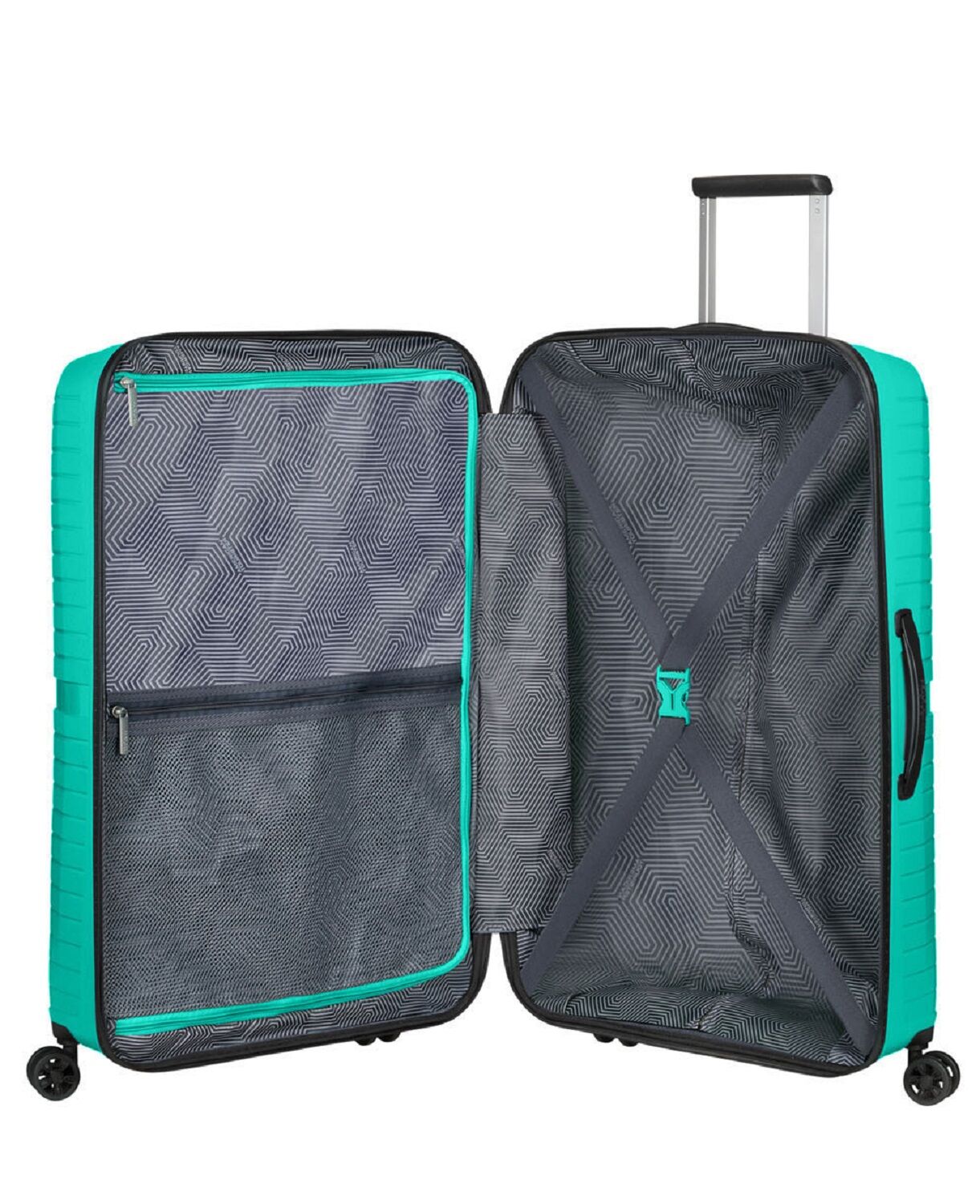American Tourister Airconic Trolley 77cm mit 4 Rollen + GRATIS HOTELGUTSCHEIN Aqua Green