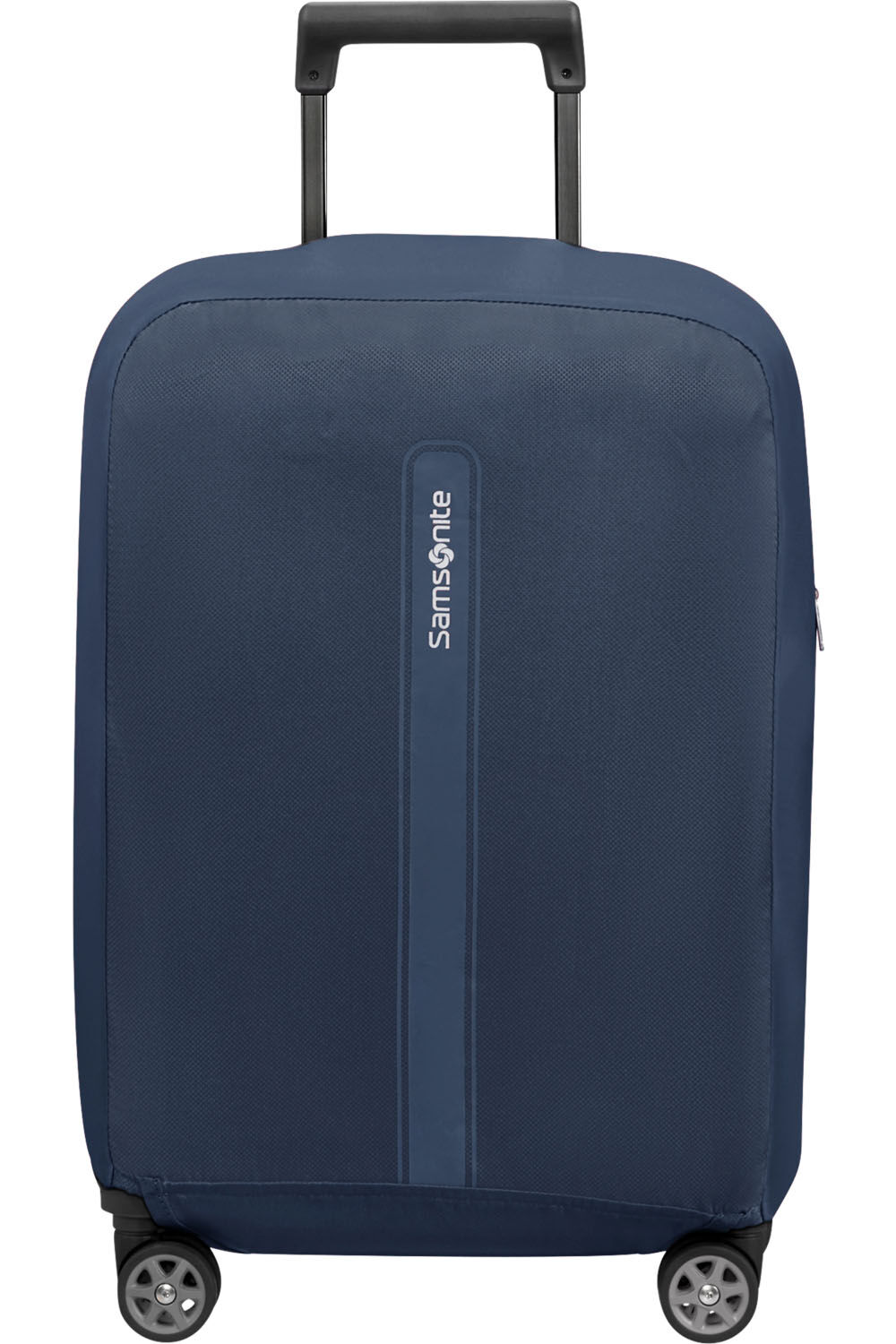 Samsonite TA Revolution Faltbare Schutzhülle für Koffer in der Größe S-Spinner 55cm, Midnight Blue
