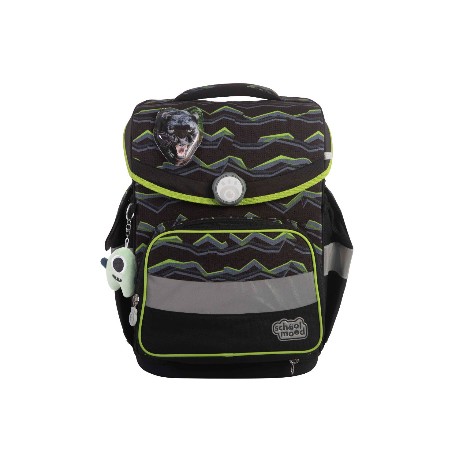 School-Mood Timeless Pro 7-tlg. Schulranzenset Finn (Raubkatze)