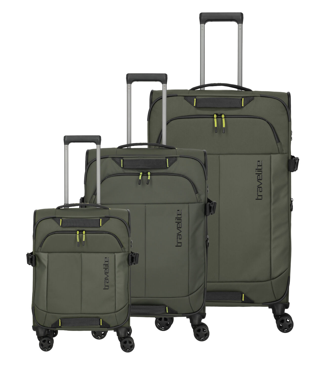 Travelite BRIIZE 3-tlg- Koffer Set Khaki