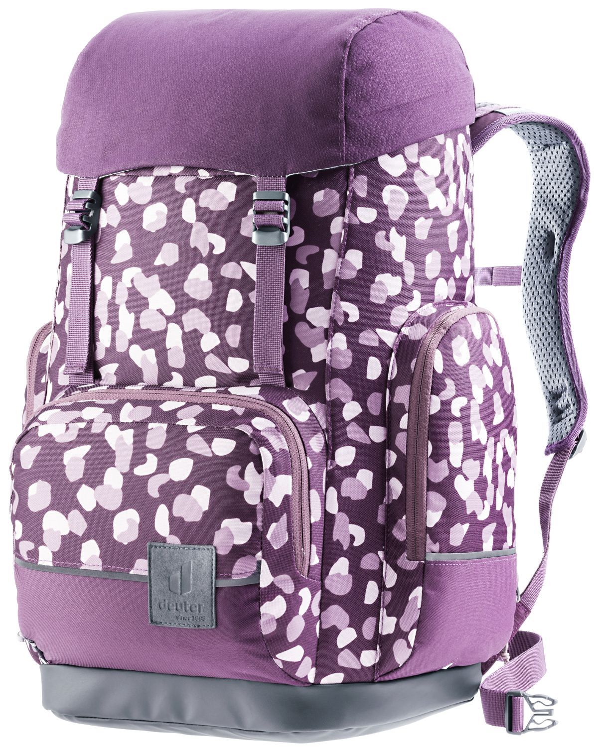 Deuter School Scula Schulrucksack plum dots