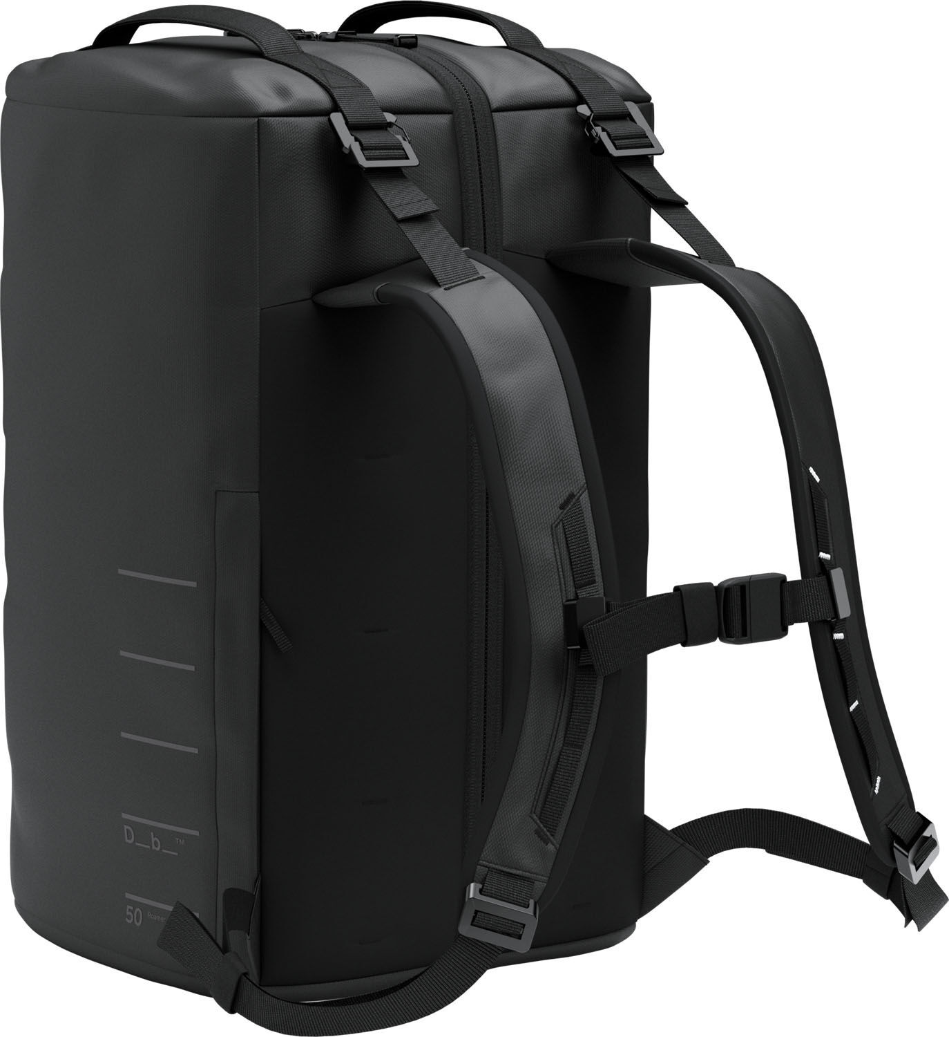 D_b_ Roamer Pro Split Duffel / Backpack 50L Black Out D_b_ Roamer Pro Split Duffel / Backpack 50L Black Out