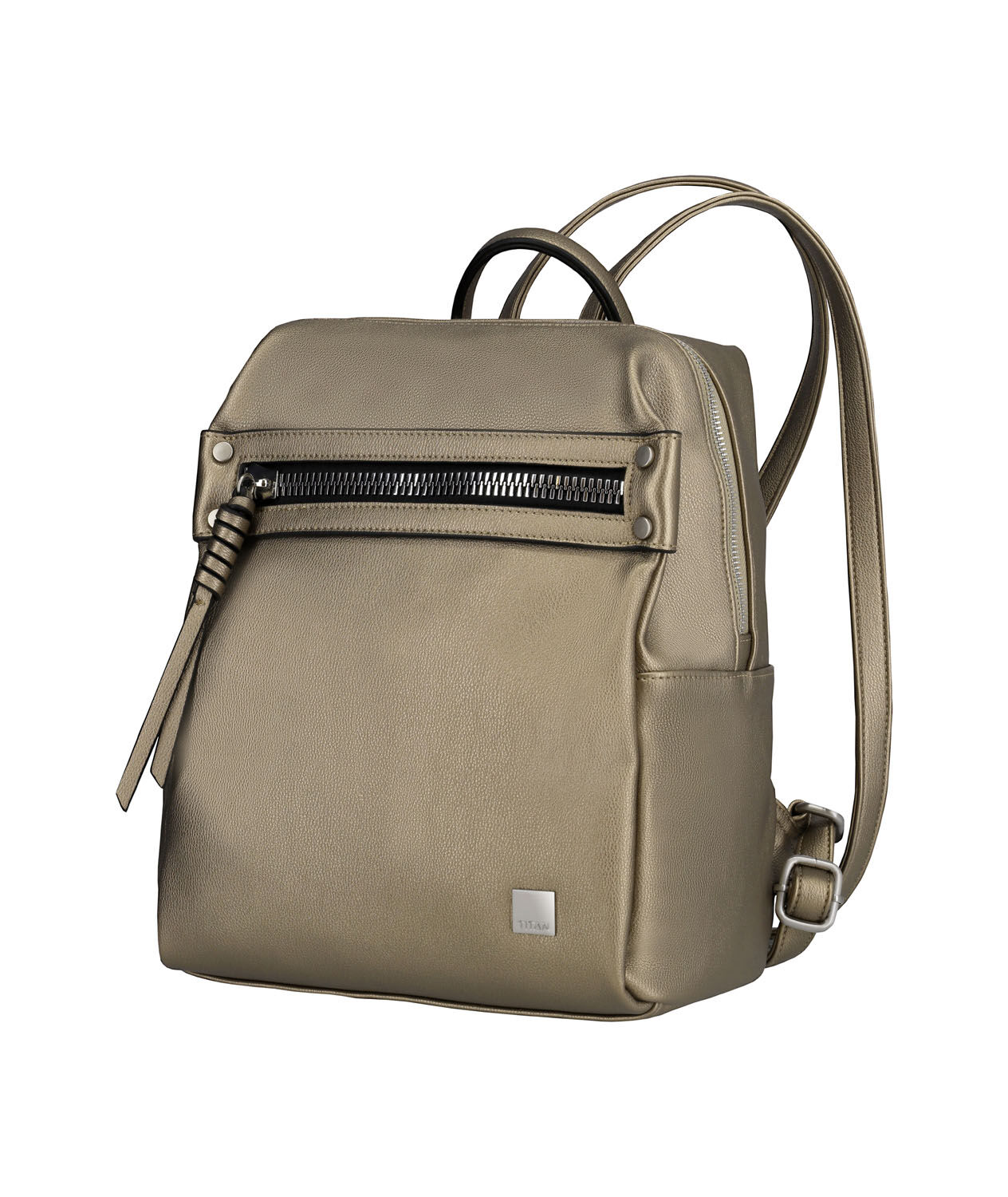 Spotlight Zip *Follow your Dreams* Rucksack Metallic Gold