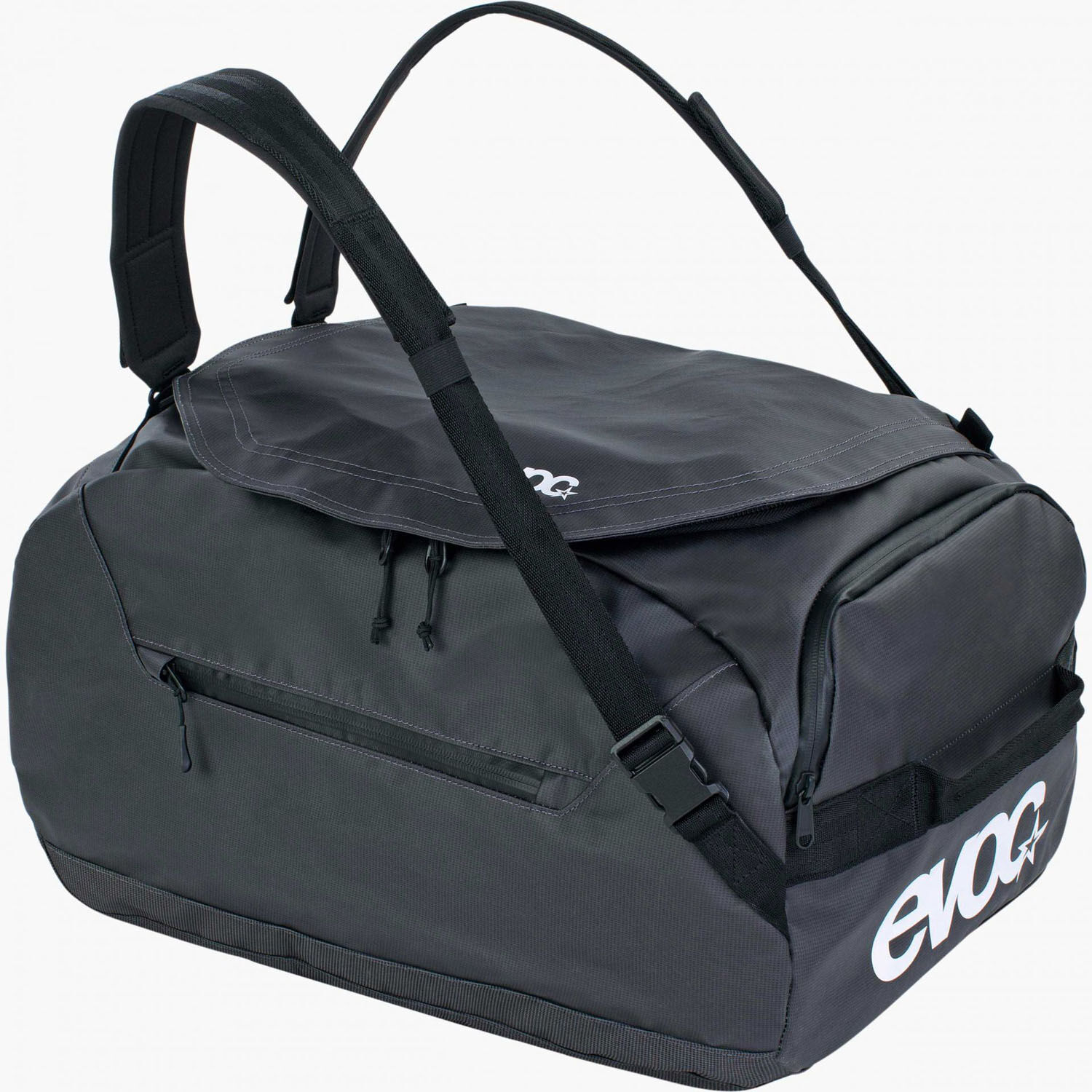 evoc DUFFLE BAG 60 Reisetasche Carbon Grey - Black