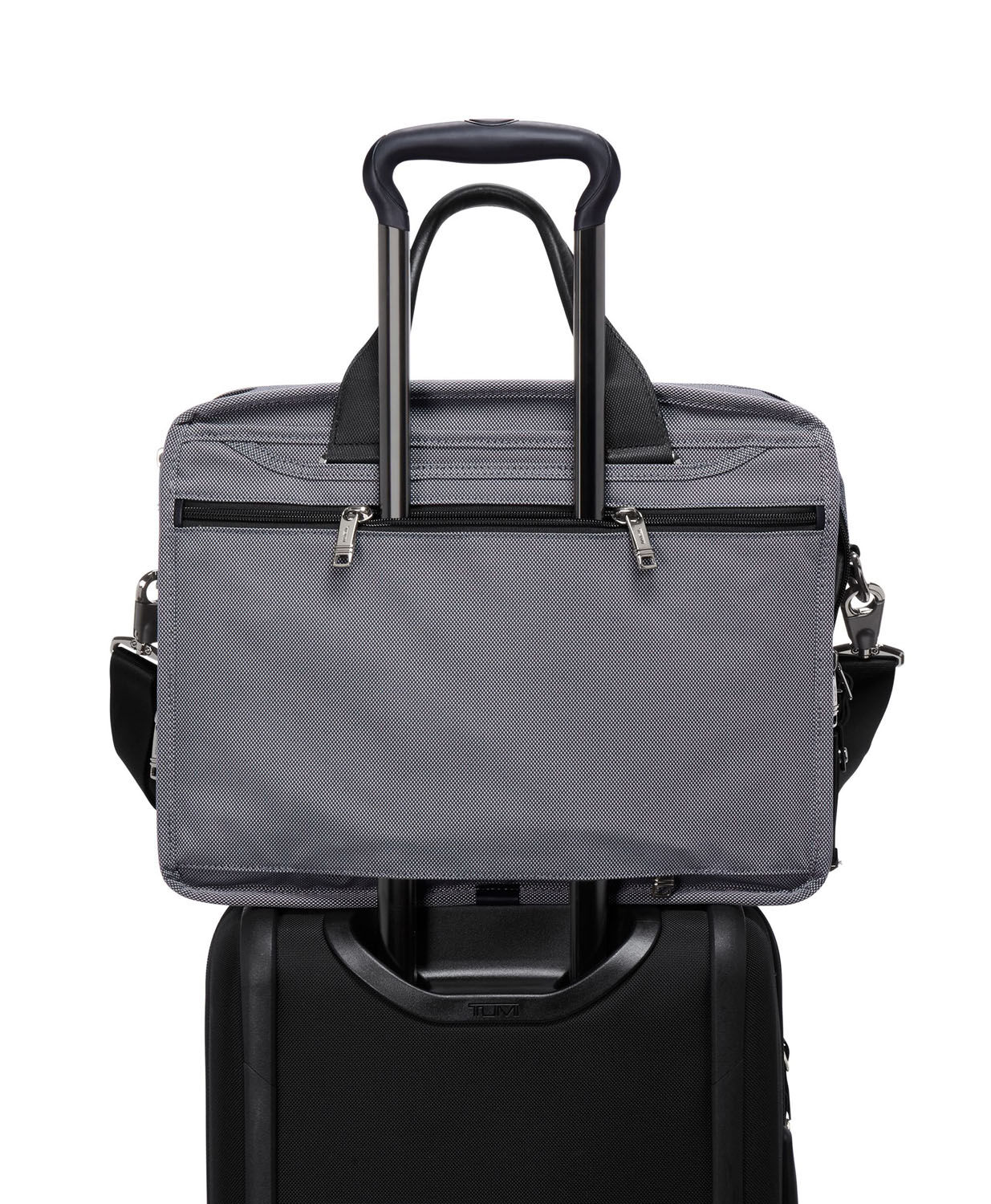 Tumi Alpha X Expandable Organizer Laptoptasche + GRATIS HOTELGUTSCHEIN Meteor Grey