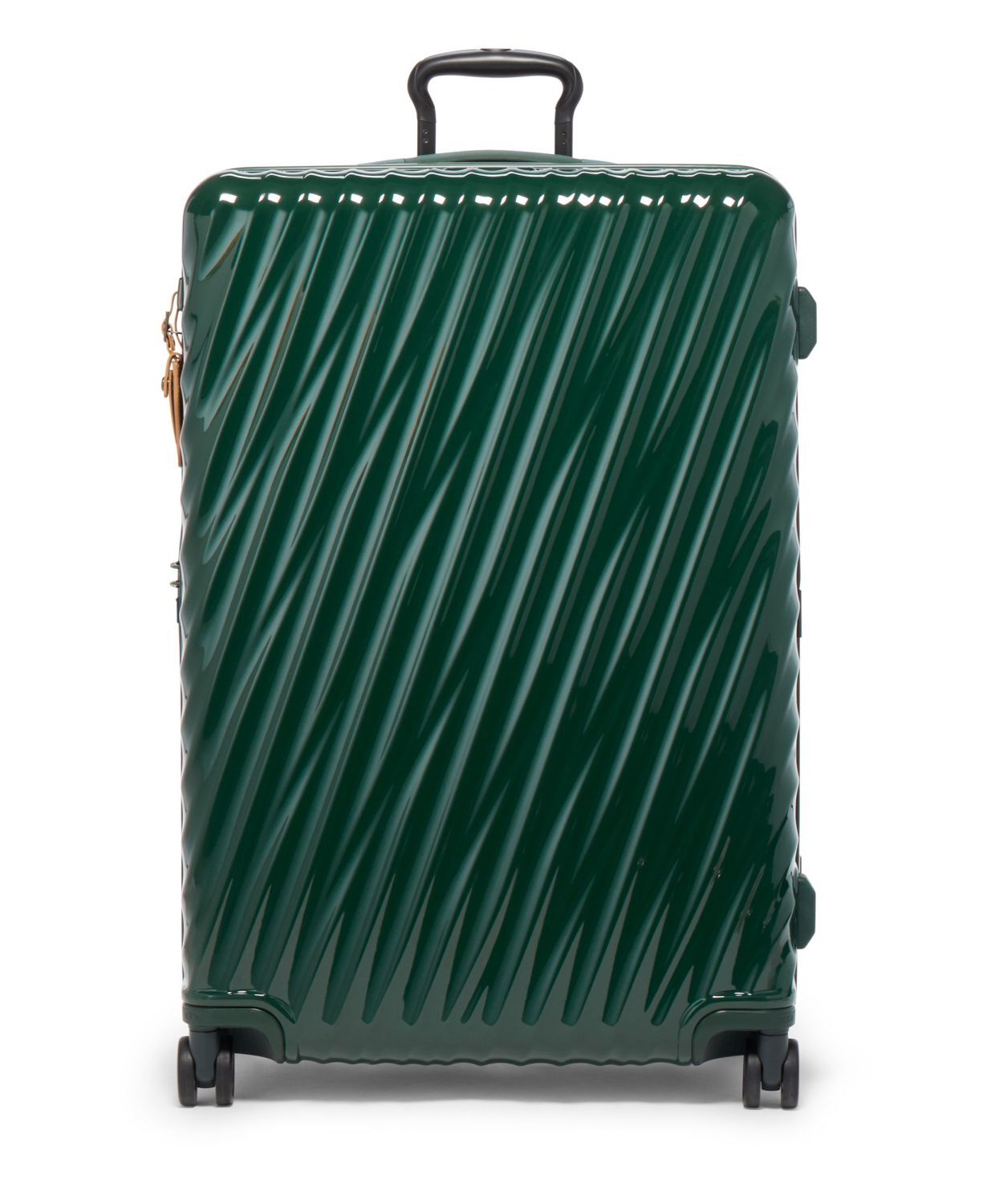 Tumi 19 Degree Erweiterbarer Aufgabekoffer für längere Reisen 77,5cm; glänzend Hunter Green