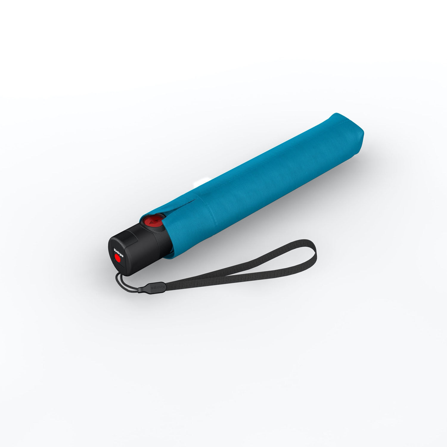 Knirps U.200 ultra light duomatic Taschenschirm turquoise with black coating
