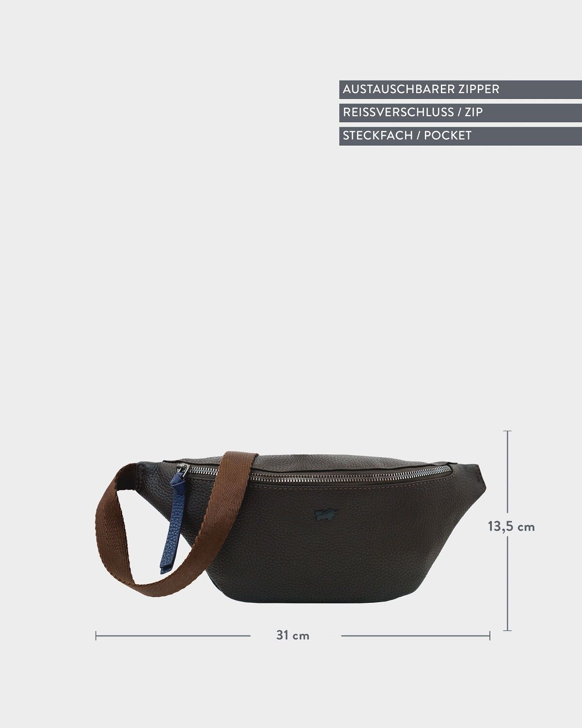 Braun Büffel Novara Cross Body Bag S braun