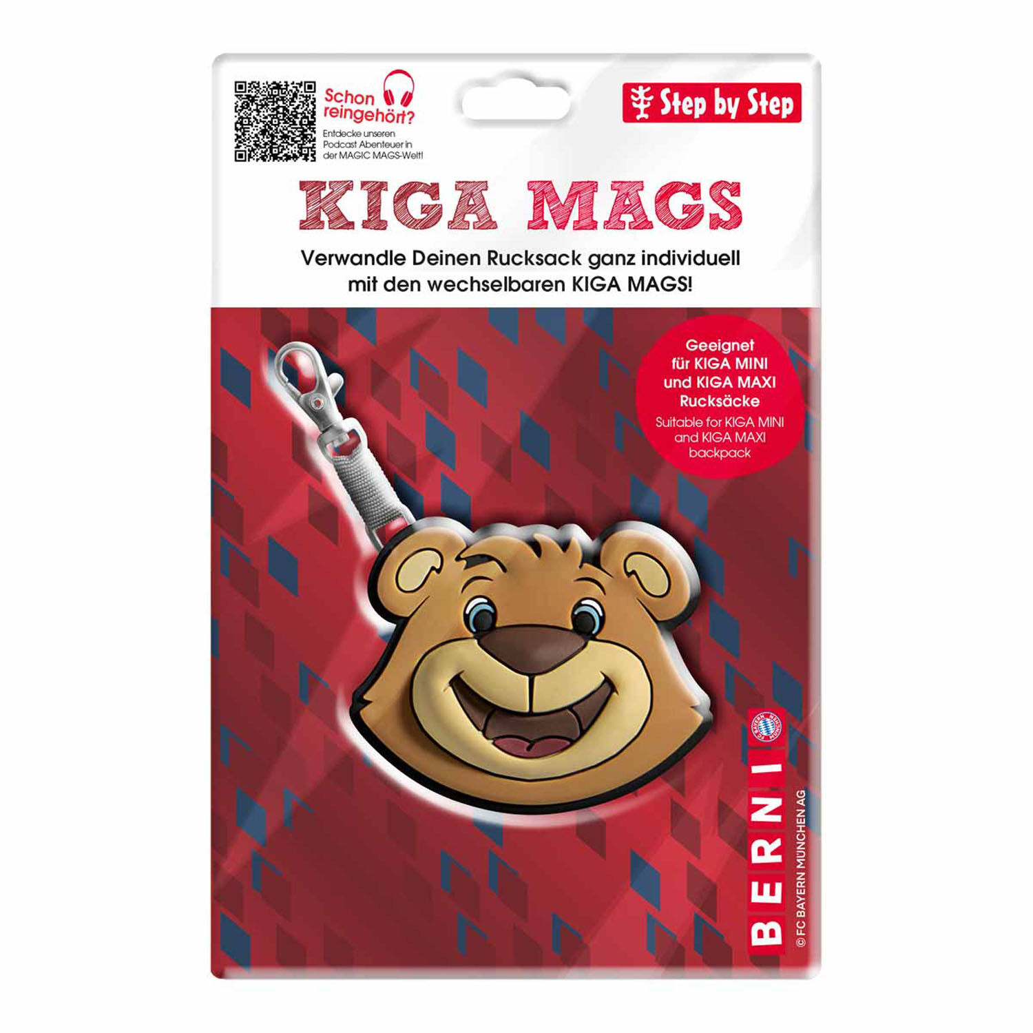 Step by Step Schulzubehör KIGA MAGS  FC Bayern "Berni"