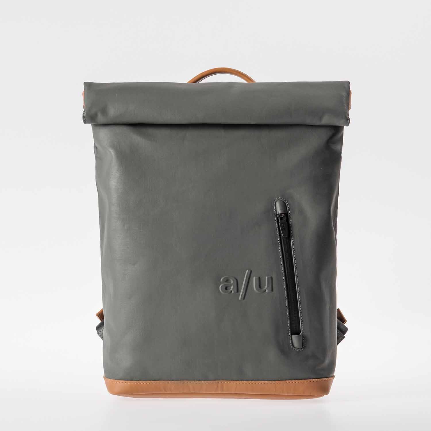 aunts & uncles Japan Wakayama Rolltop Rucksack mit 13" Notebookfach gravity grey