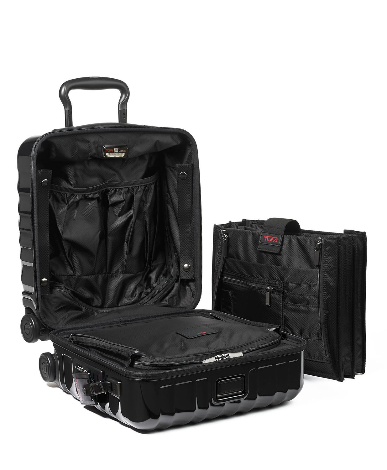 Tumi 19 Degree Small Compact Aktentasche auf Rollen 40,5cm + GRATIS HOTELGUTSCHEIN Black