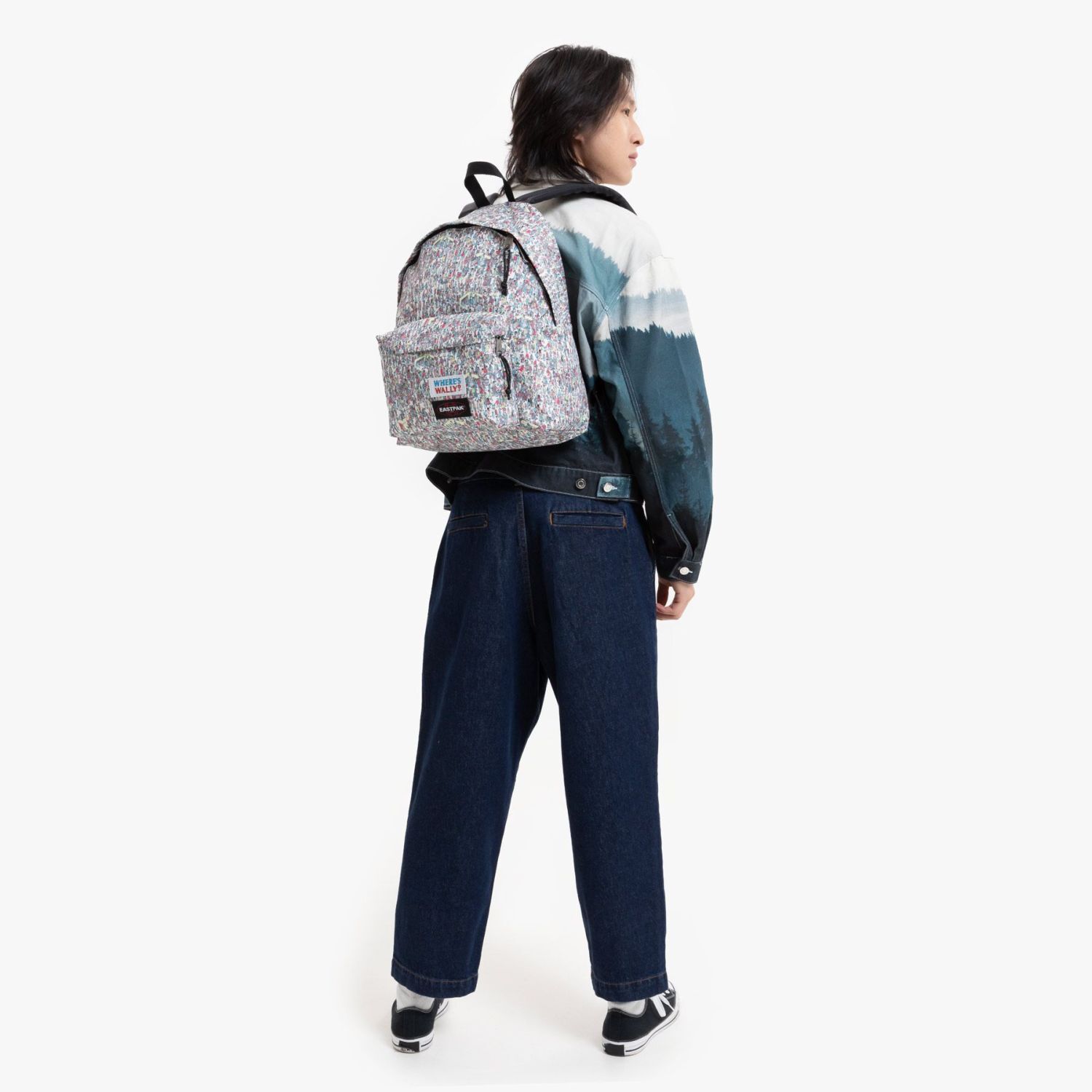Eastpak Padded Pak'r® SPECIAL EDITION Rucksack Where's Wally Pattern White