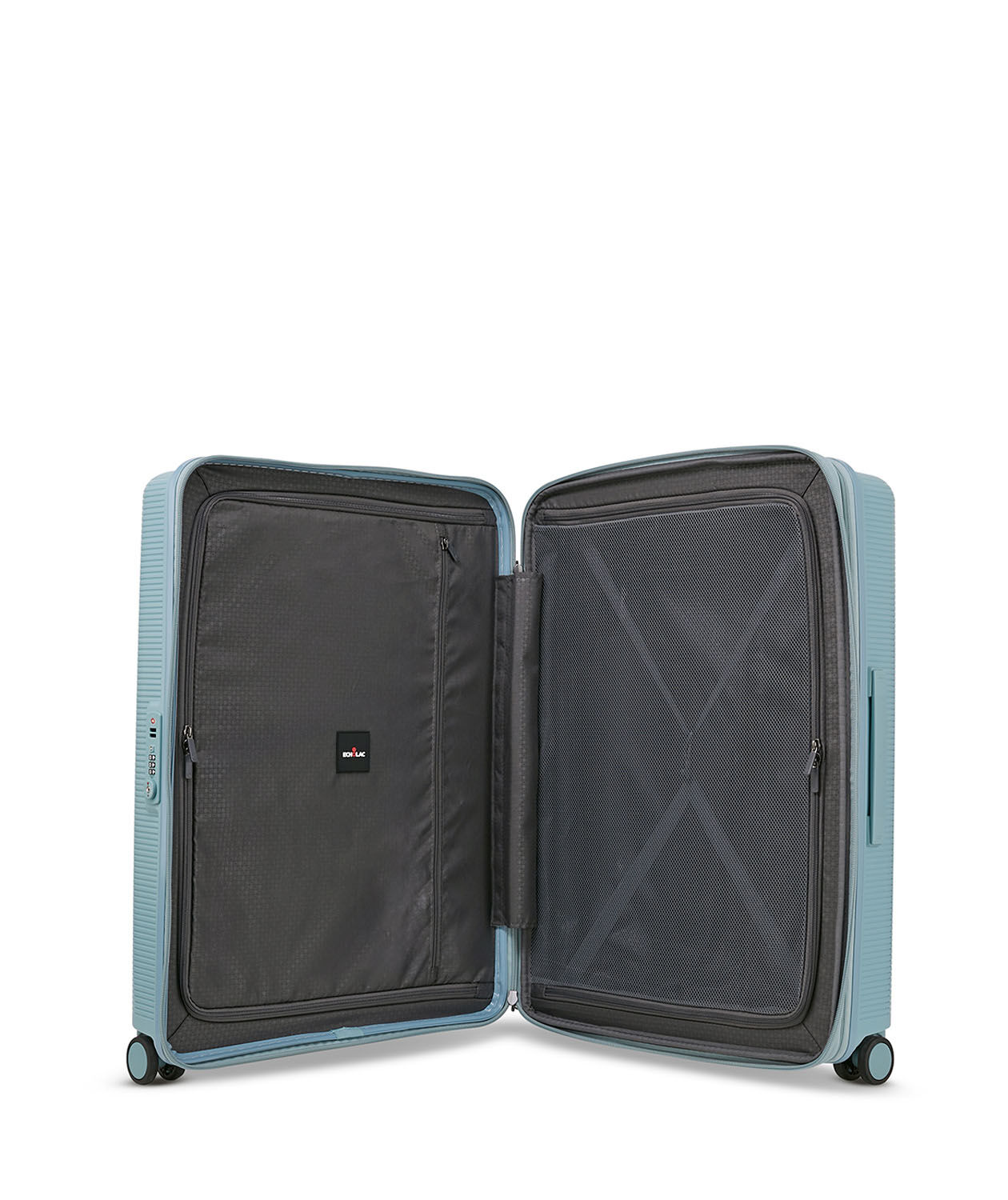 ECHOLAC Forza Koffer S 4-Rollen, erweiterbar Blue