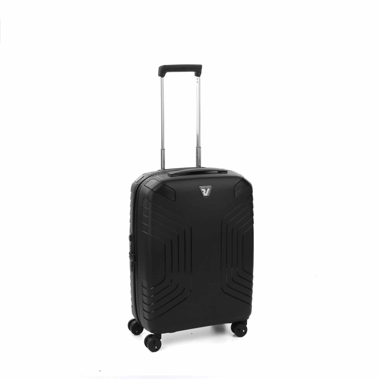 Roncato Ypsilon Handgepäck Carry-On 4-Rollen, erweiterbar Schwarz