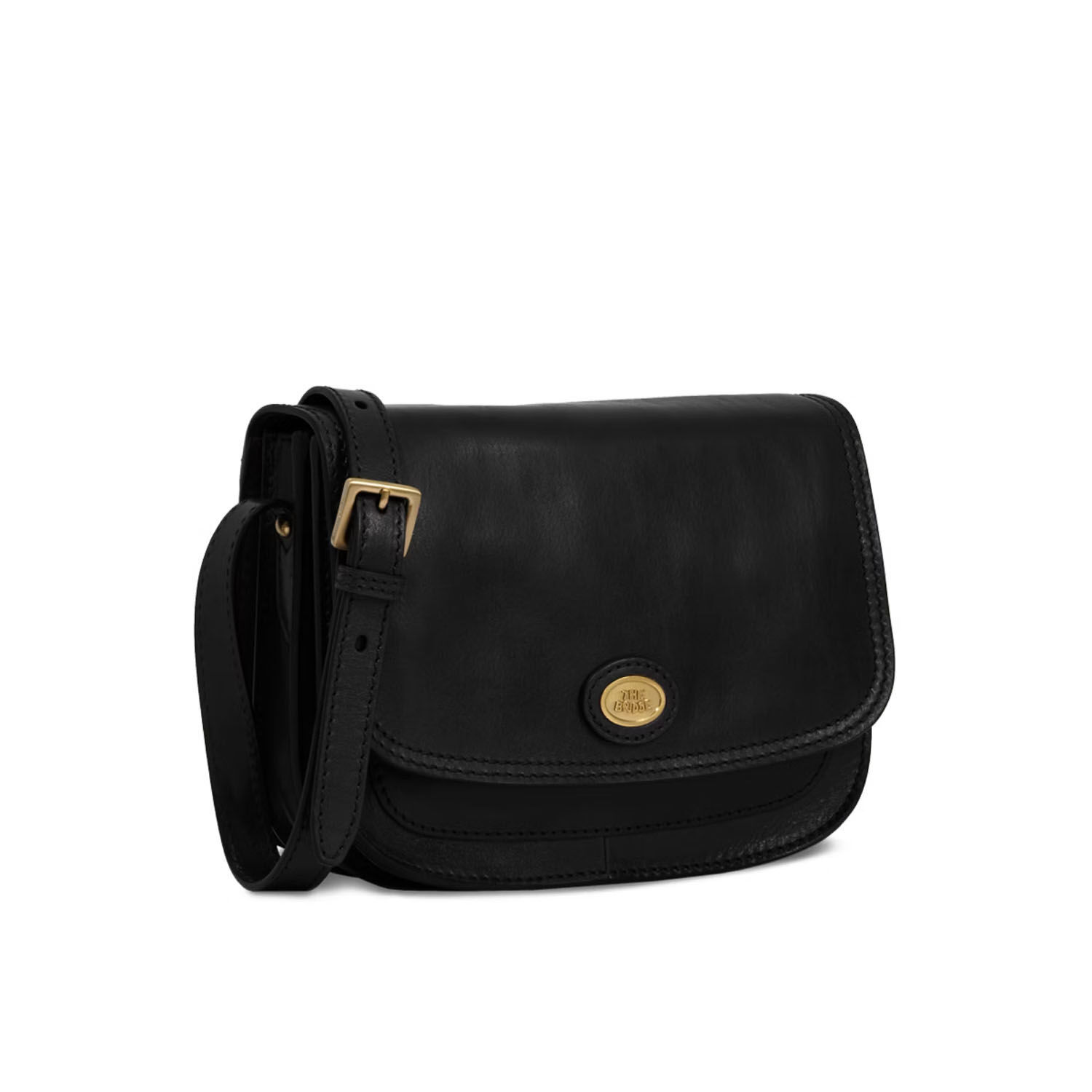 The Bridge Story Donna Schultertasche 24cm Schwarz/Gold The Bridge Story Donna Schultertasche 24cm Schwarz/Gold