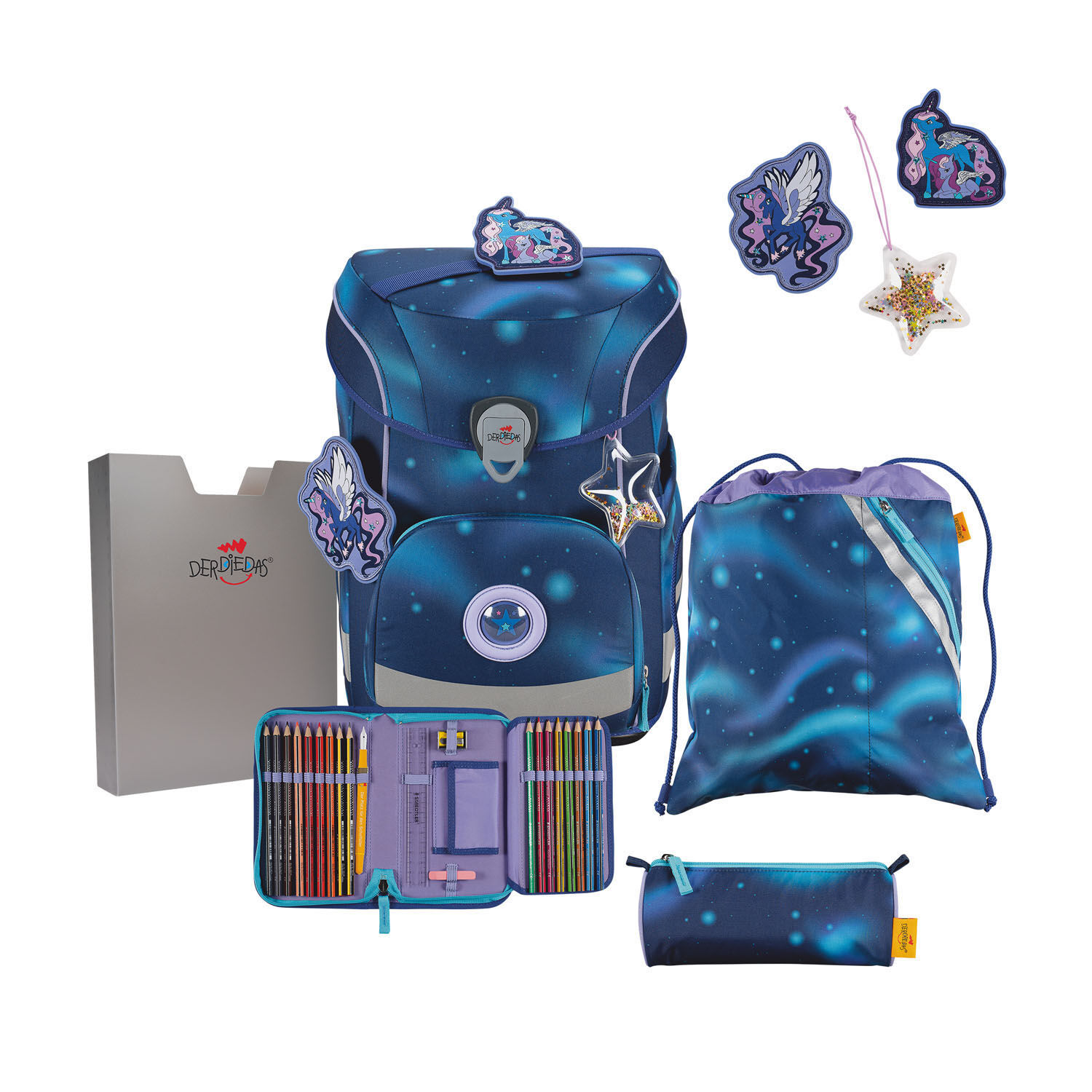 DerDieDas ErgoFlex EASY Schulrucksack-Set 5-teilig mit Sportbeutel DerDieDas ErgoFlex EASY Schulrucksack-Set 5-teilig mit Sportbeutel