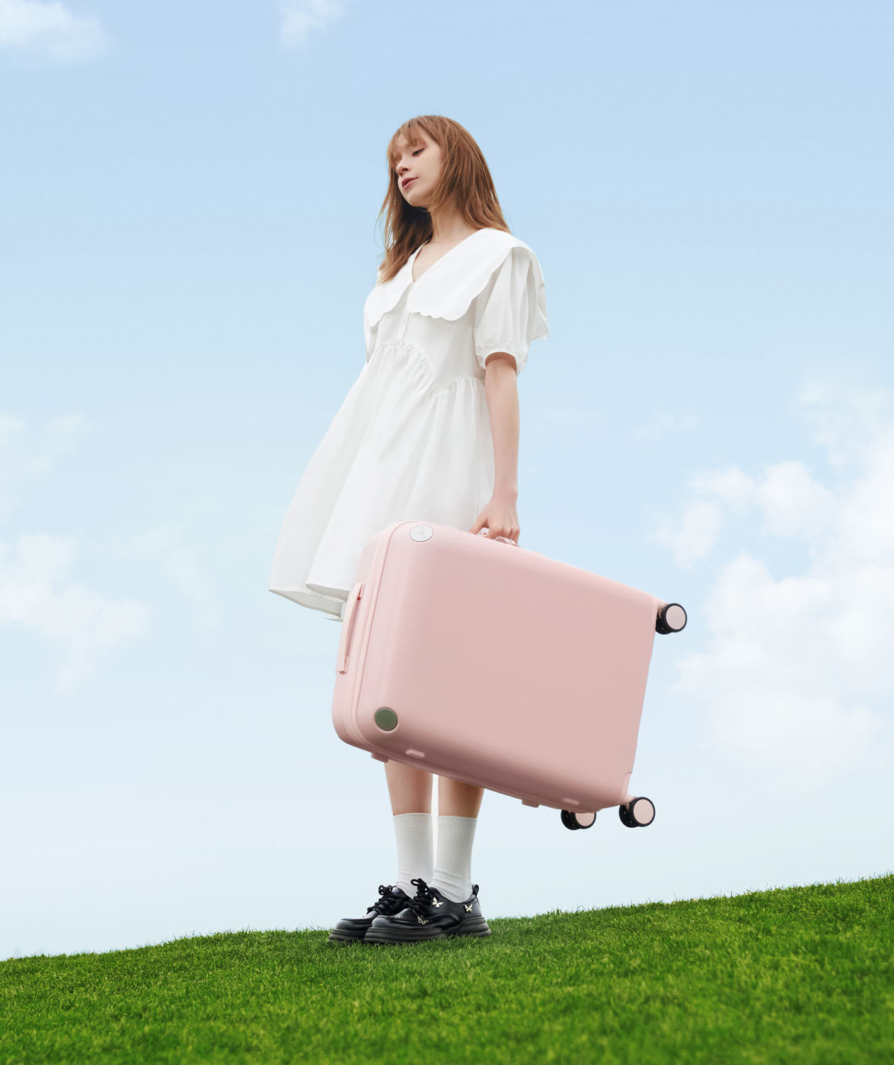 ECHOLAC Panda Koffer S 4-Rollen Crystal Pink ECHOLAC Panda Koffer S 4-Rollen Crystal Pink