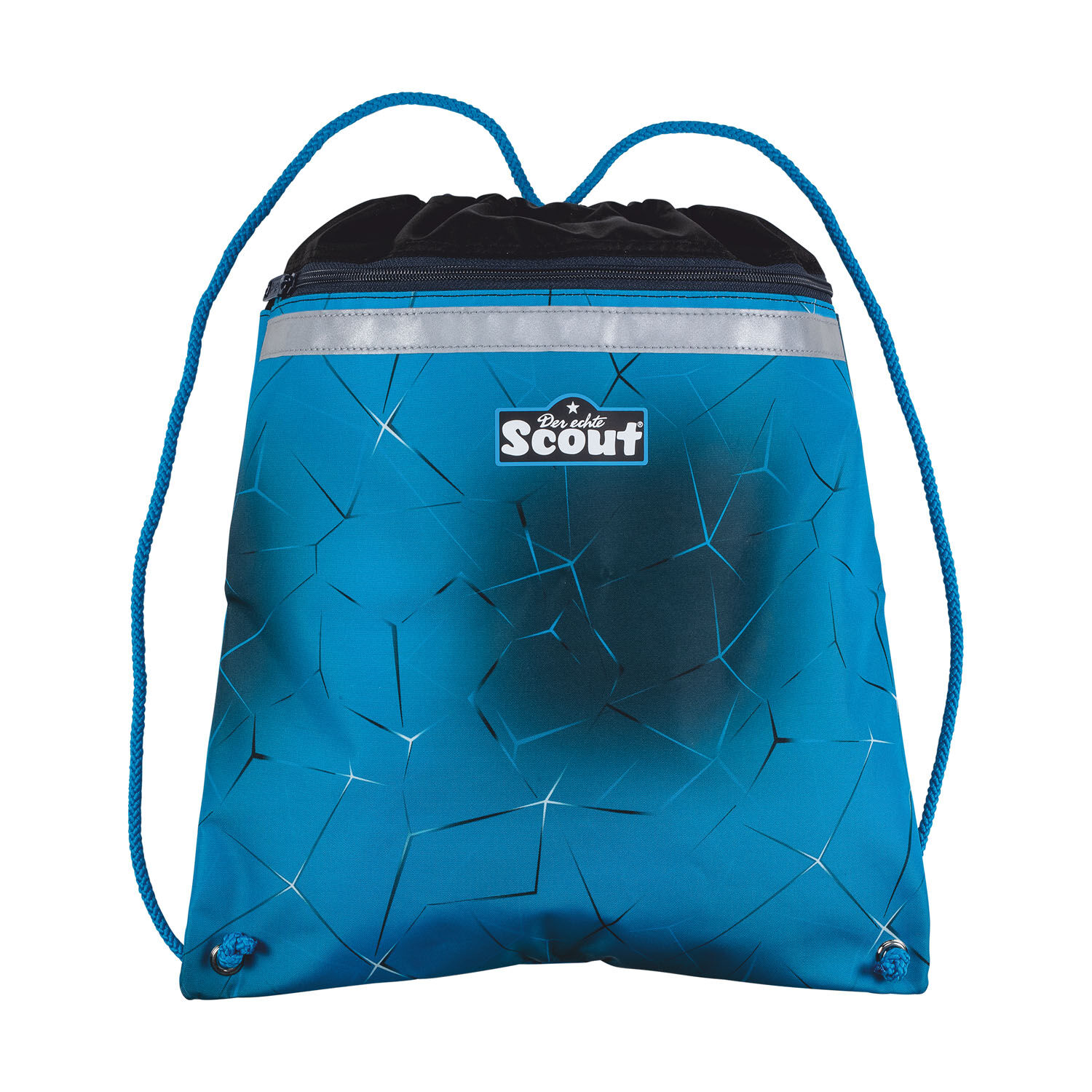 Scout Alpha Exklusiv Safety Light Schulranzen-Set 5-teilig Polar Blue