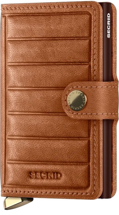 Secrid Miniwallet Premium Emboss MEl-Lines Cognac Secrid Miniwallet Premium Emboss MEl-Lines Cognac