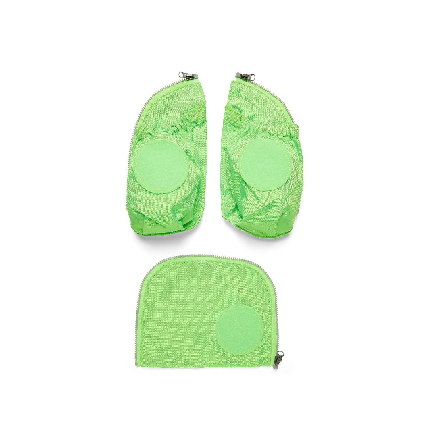 ergobag Schulzubehör Seitentaschen Zip-Set 'FLUO', 3-tlg. ab 2020