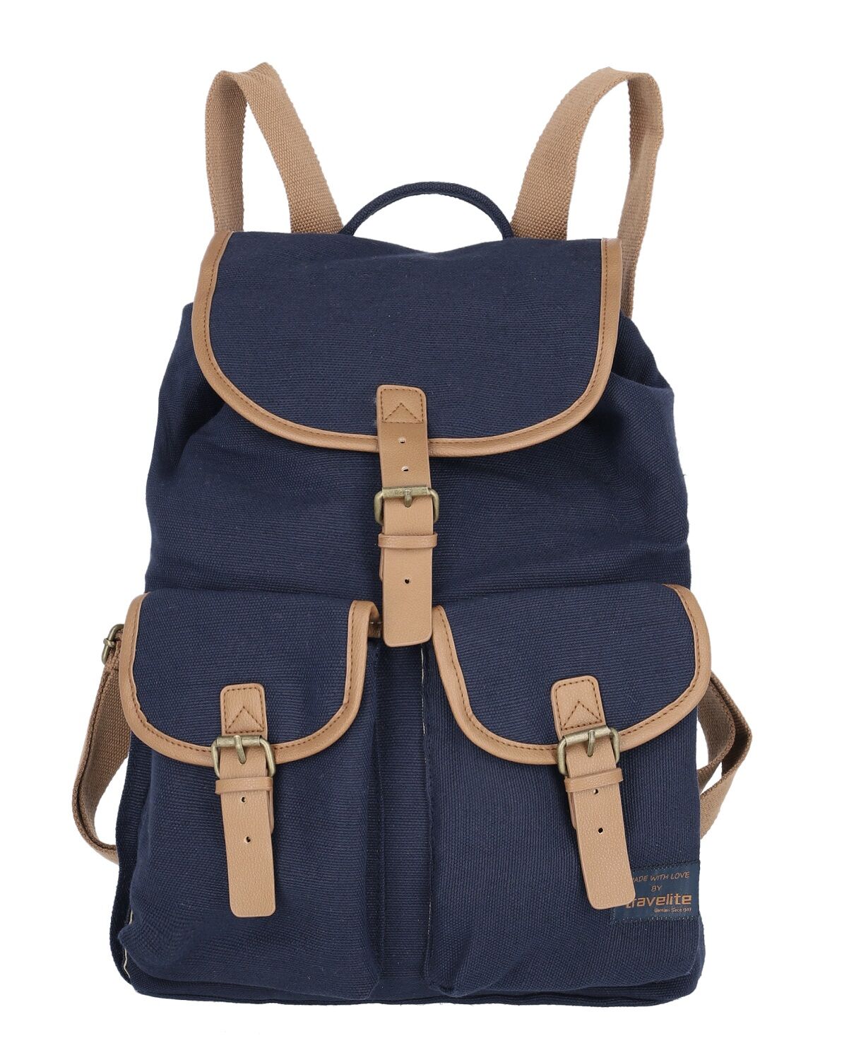 Travelite Hempline Klappen-Rucksack Marine