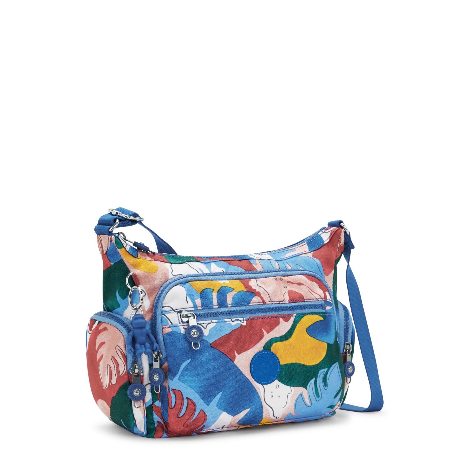 Kipling GABBIE S Umhängetasche mit Handyfach Botanical Print