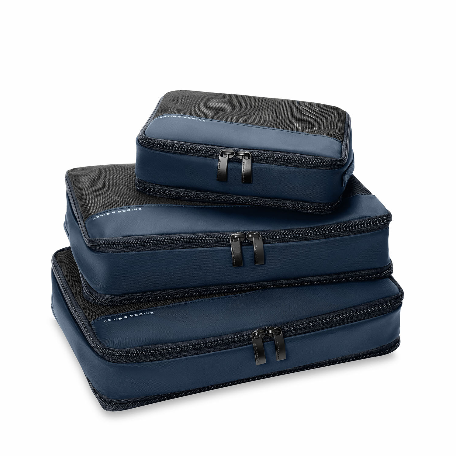 Briggs & Riley Travel Essentials Carry On Packing Cube 3-teilige Set Navy