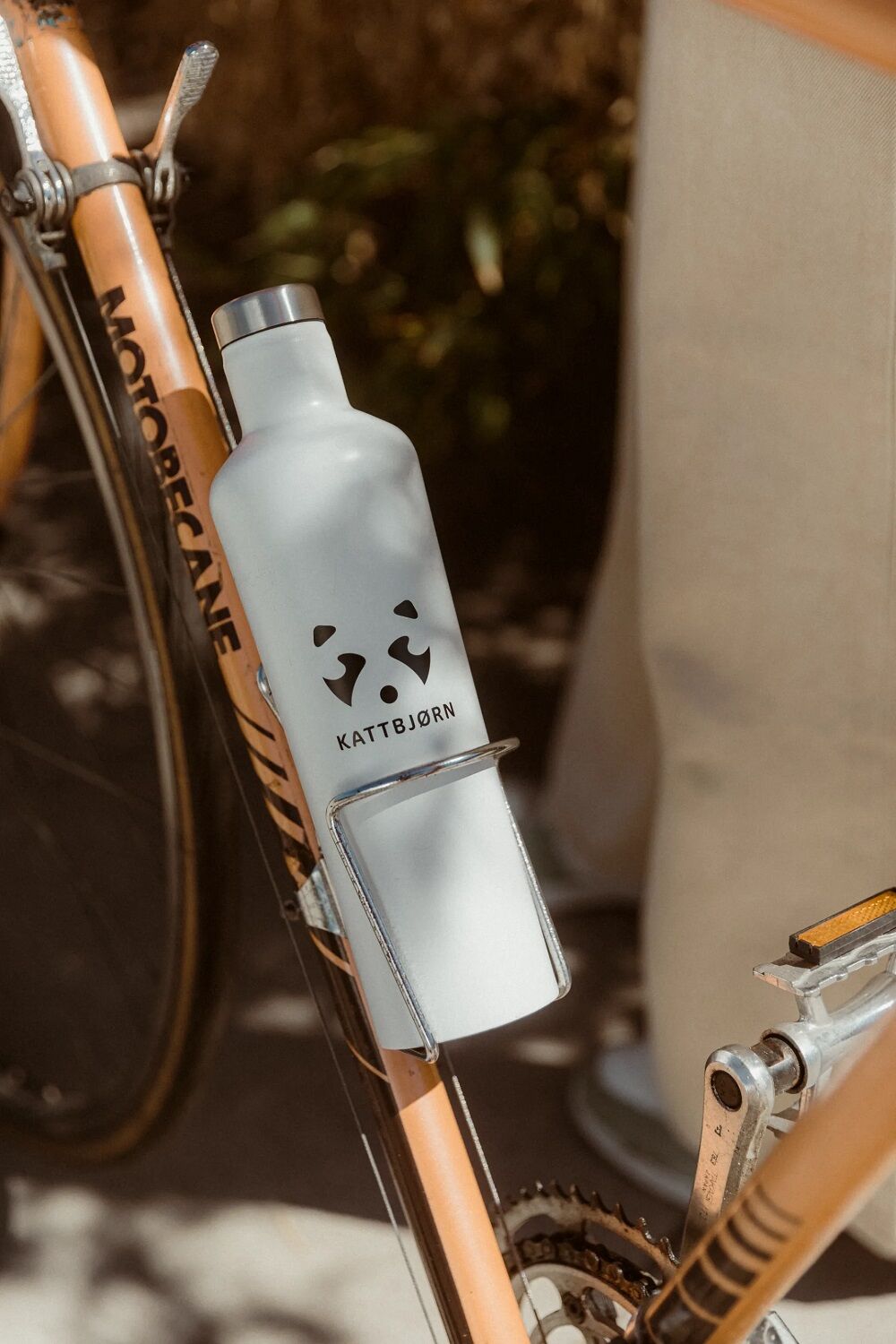 kattbjørn Zubehör Edelstahl-Trinkflasche 500ml weiß