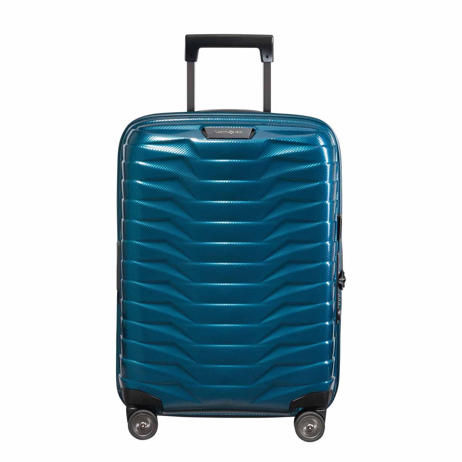 Samsonite Proxis Trolley mit 4 Rollen erweiterbar 55cm (20/23cm) + GRATIS HOTELGUTSCHEIN Petrol Blue Samsonite Proxis Trolley mit 4 Rollen erweiterbar 55cm (20/23cm) + GRATIS HOTELGUTSCHEIN Petrol Blue
