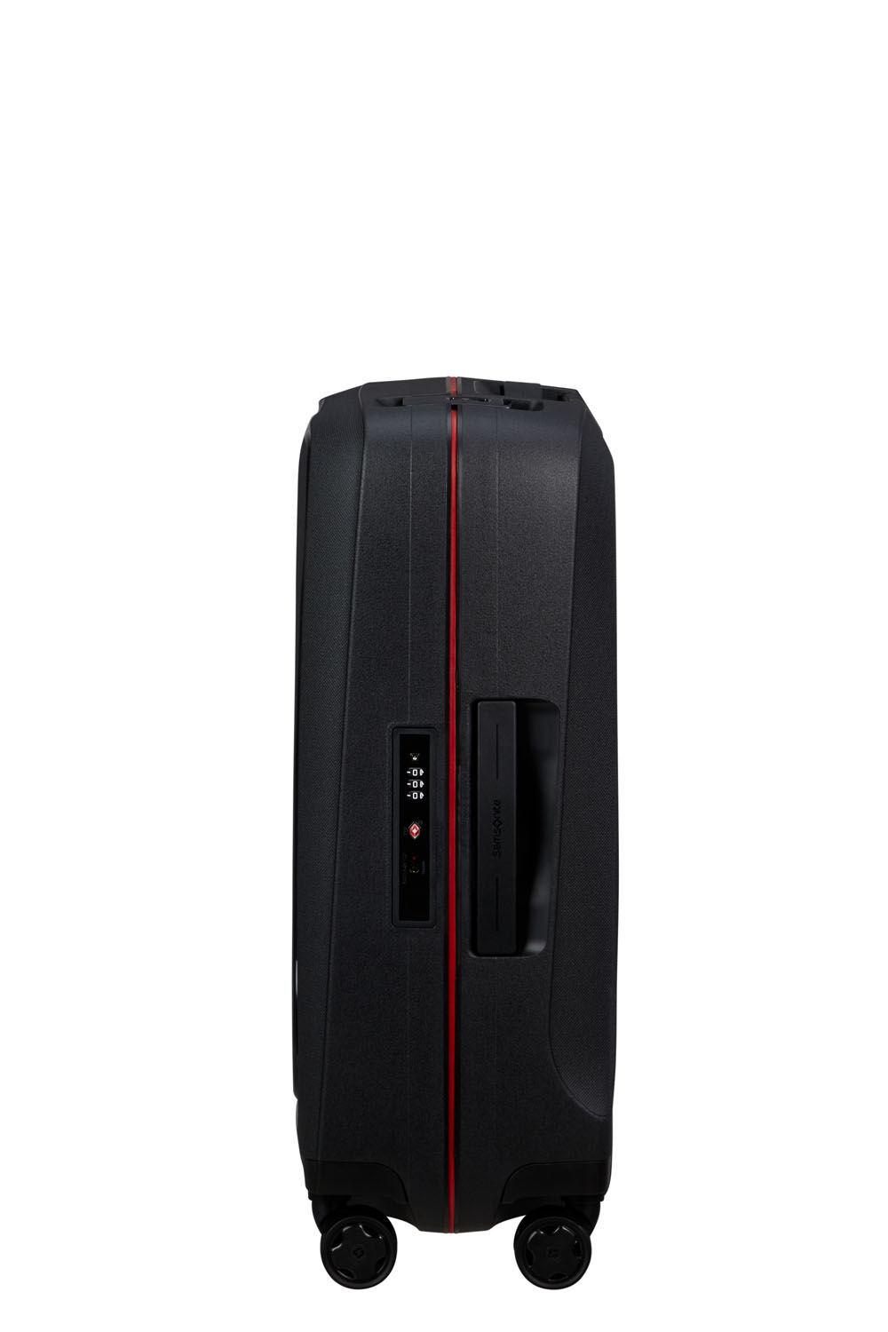 Samsonite Essens Trolley mit 4 Rollen 55cm + GRATIS HOTELGUTSCHEIN Charcoal/Red
