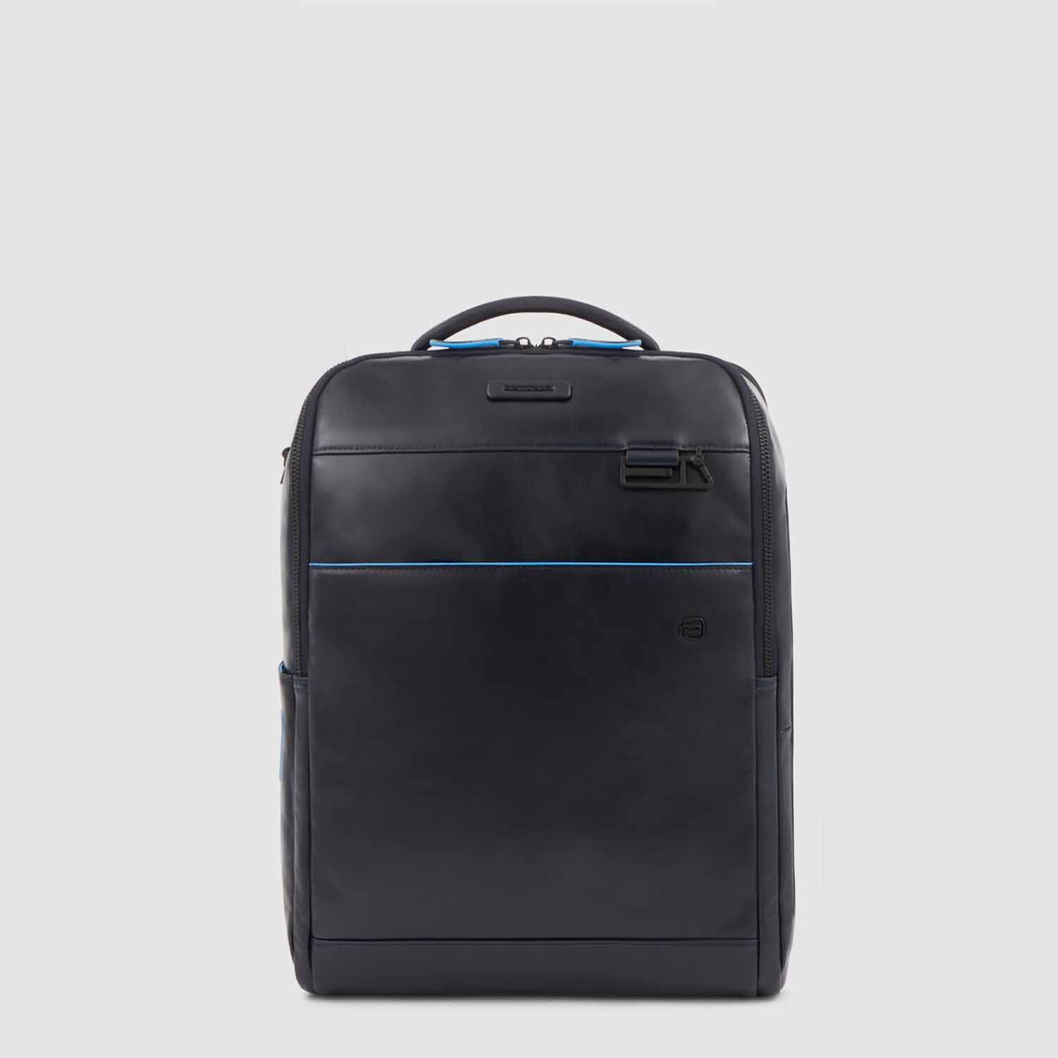 Piquadro Blue Square Revamp Laptop-Rucksack 15,6" mit iPad®-Fach Nachtblau