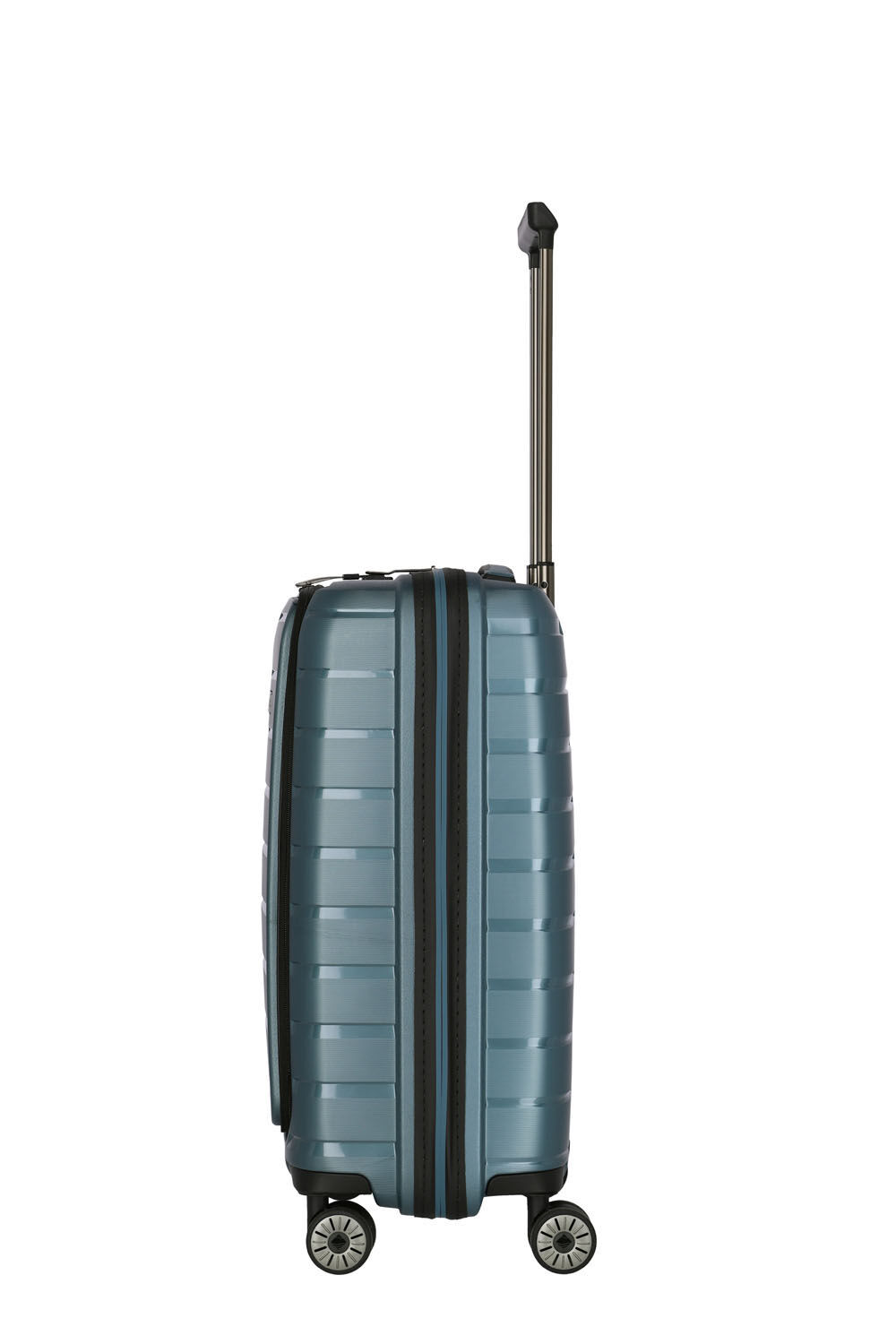 Travelite Air Base Trolley S, 4 Rollen mit Vortasche Eisblau