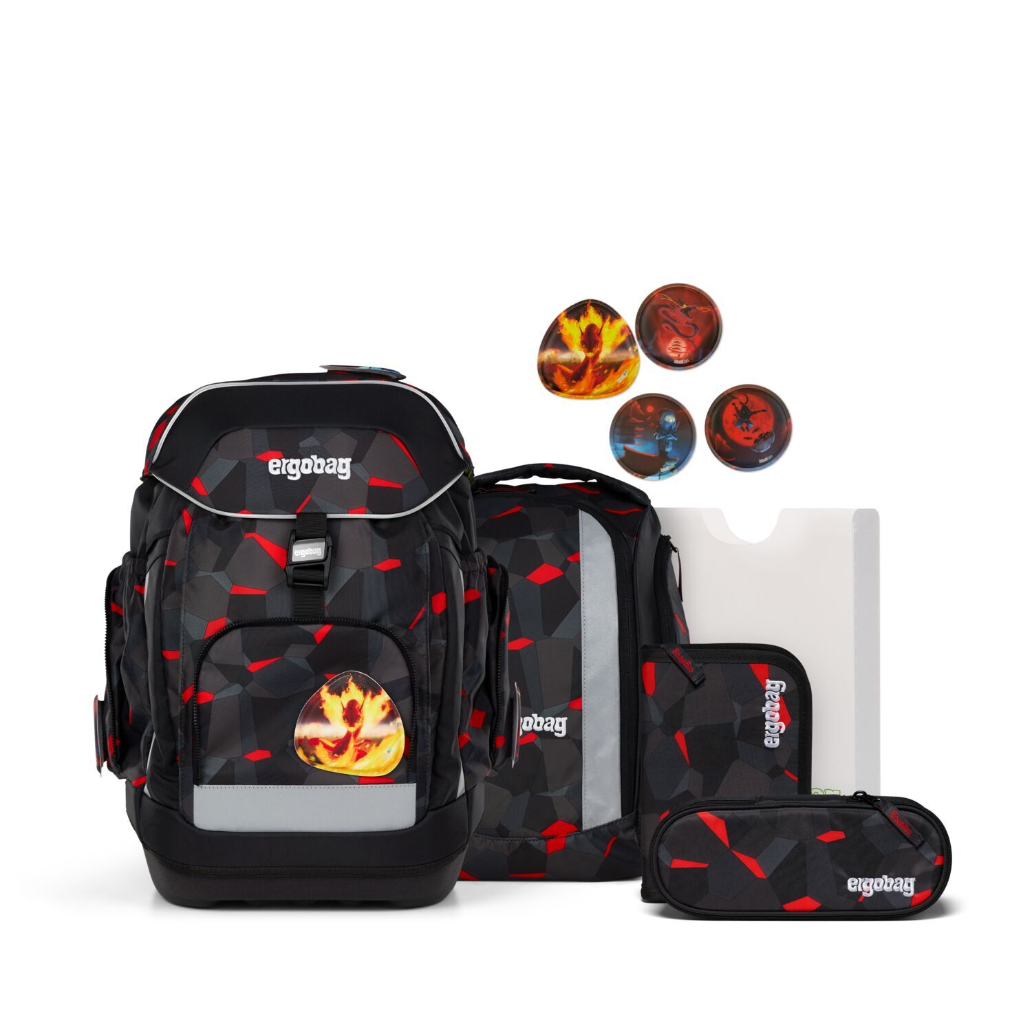 ergobag maxi 6-teiliges Schulrucksack-Set 2025 TaekBärdo