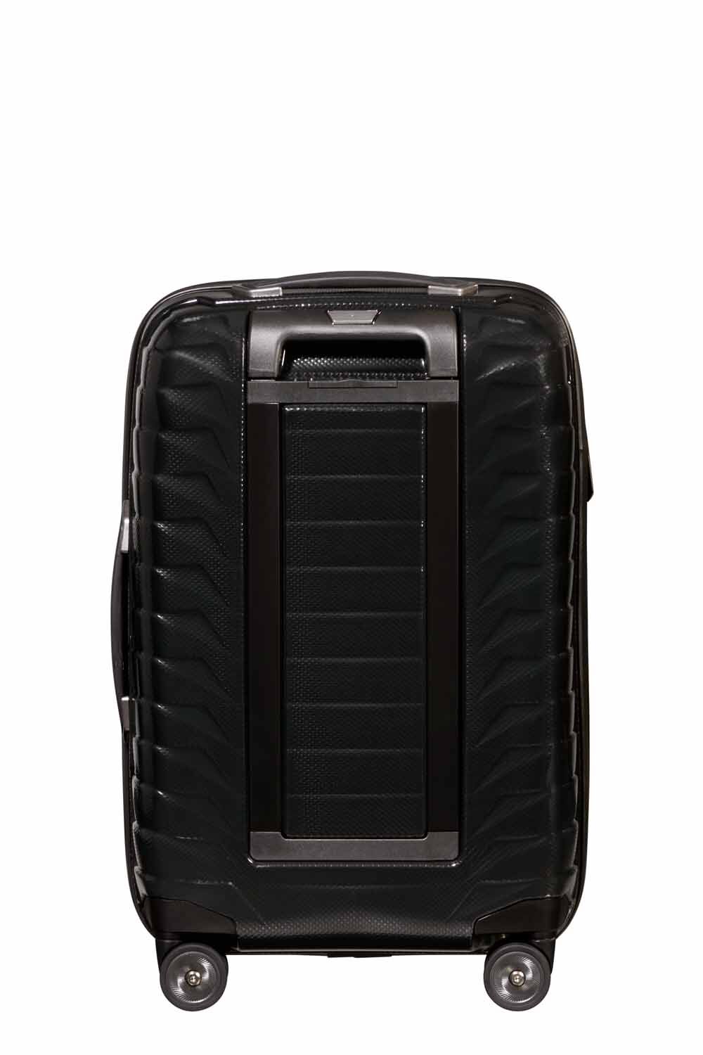 Samsonite Proxis Trolley mit 4 Rollen erweiterbar 55cm (23/26cm) + GRATIS HOTELGUTSCHEIN Schwarz