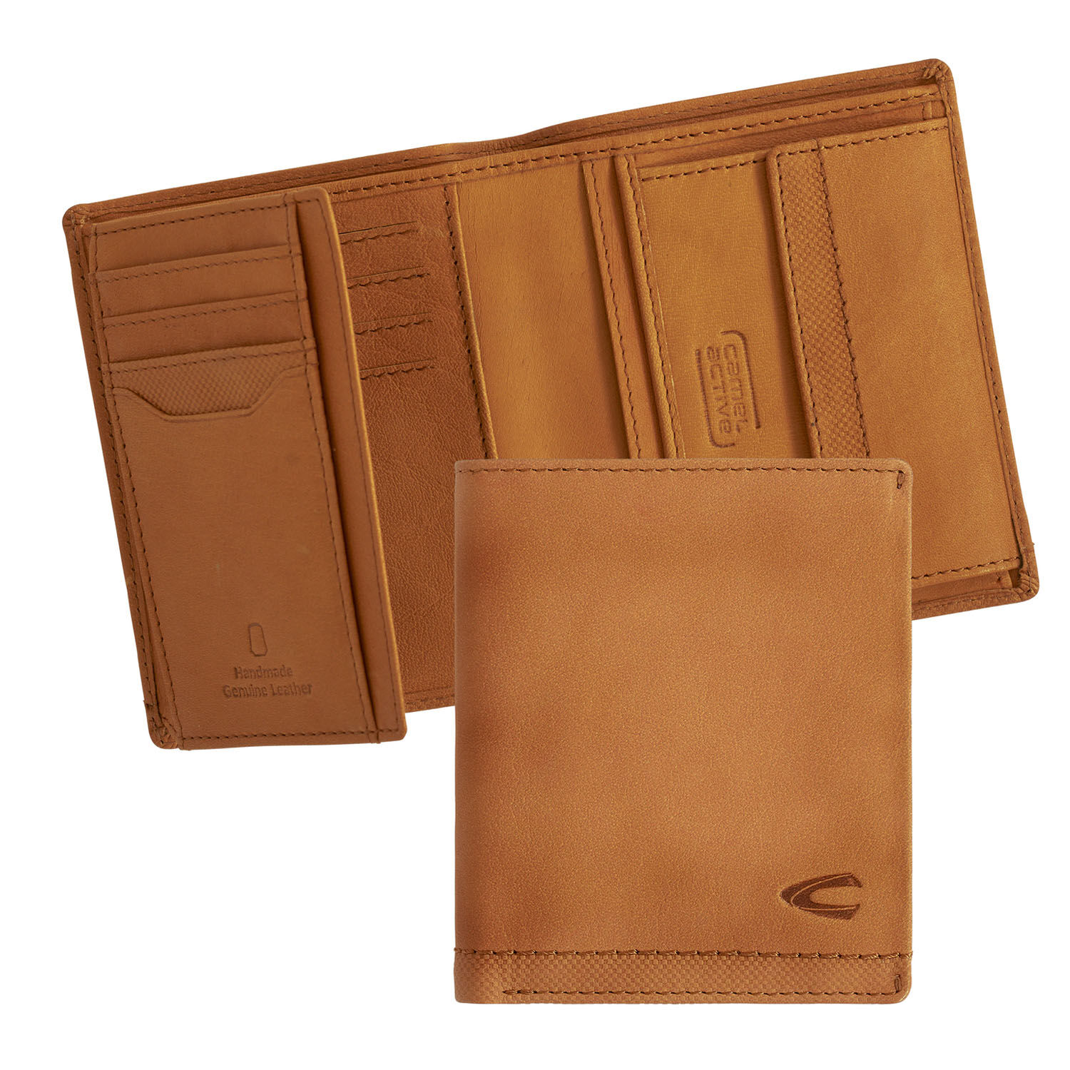 Camel Active Nimbus Geldbörse aus Leder mit RFID Safe 4190 Cognac