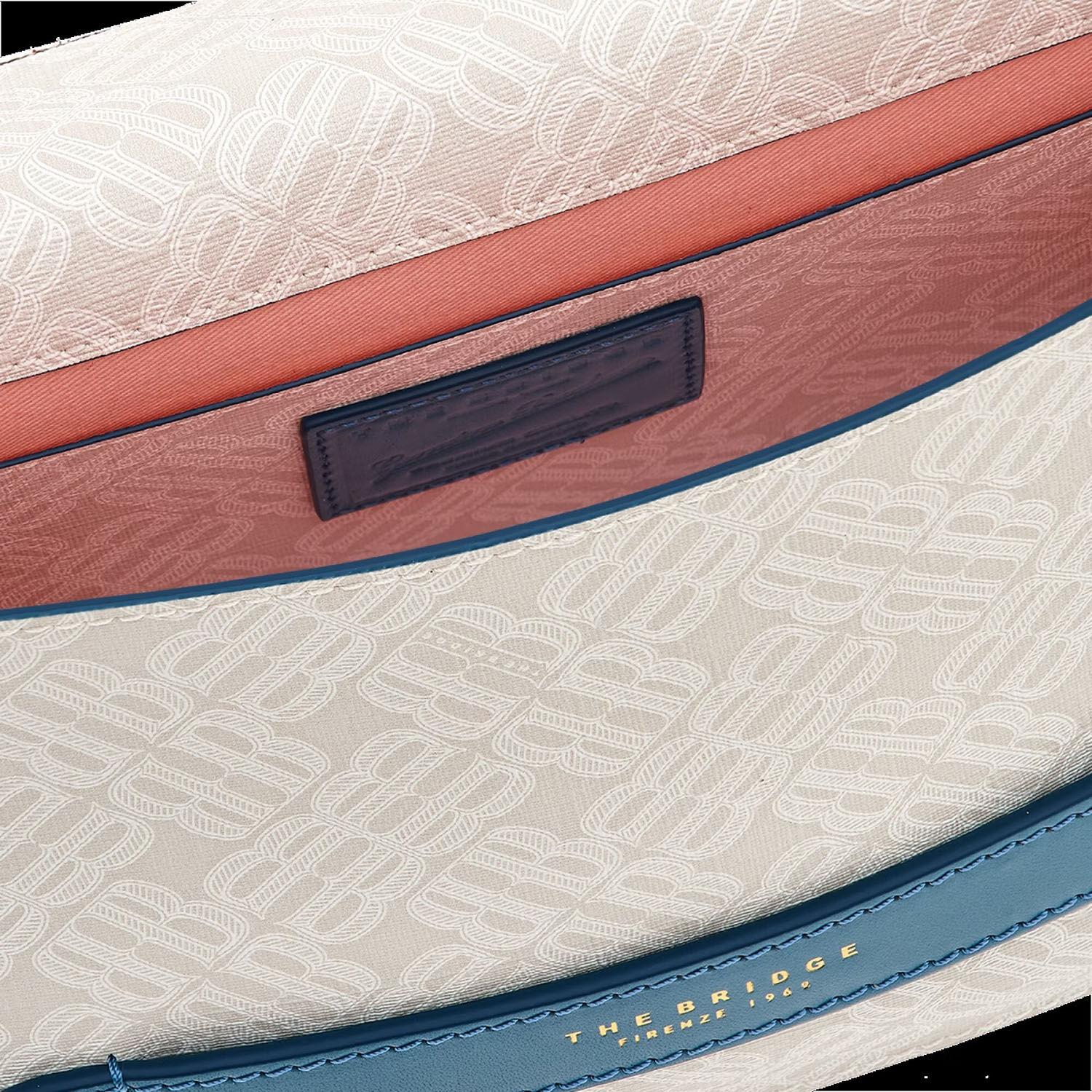 The Bridge Anna Schultertasche 25cm Milch/Gold