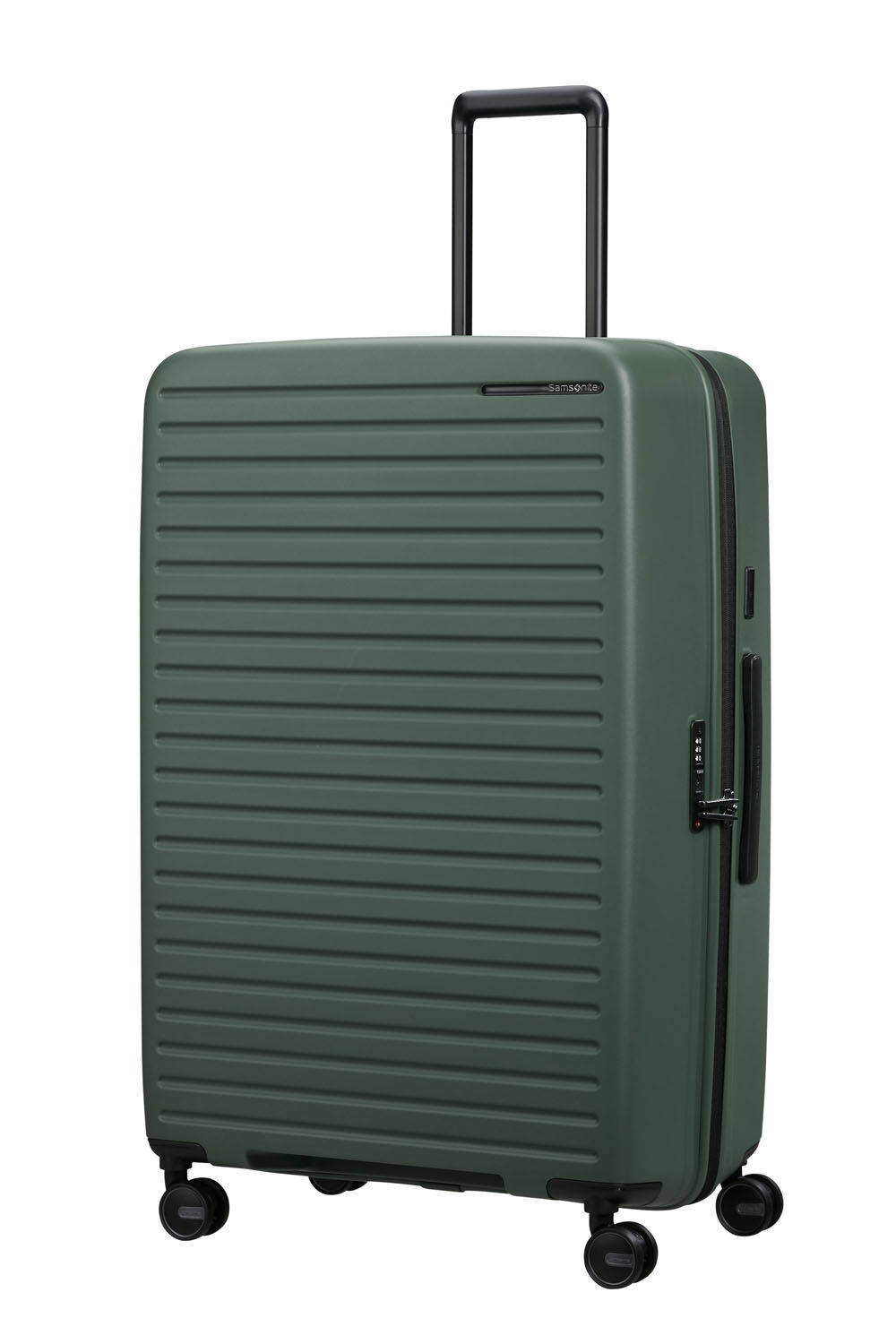 Samsonite Restackd Trolley mit 4 Rollen erweiterbar 81cm + GRATIS HOTELGUTSCHEIN Sage