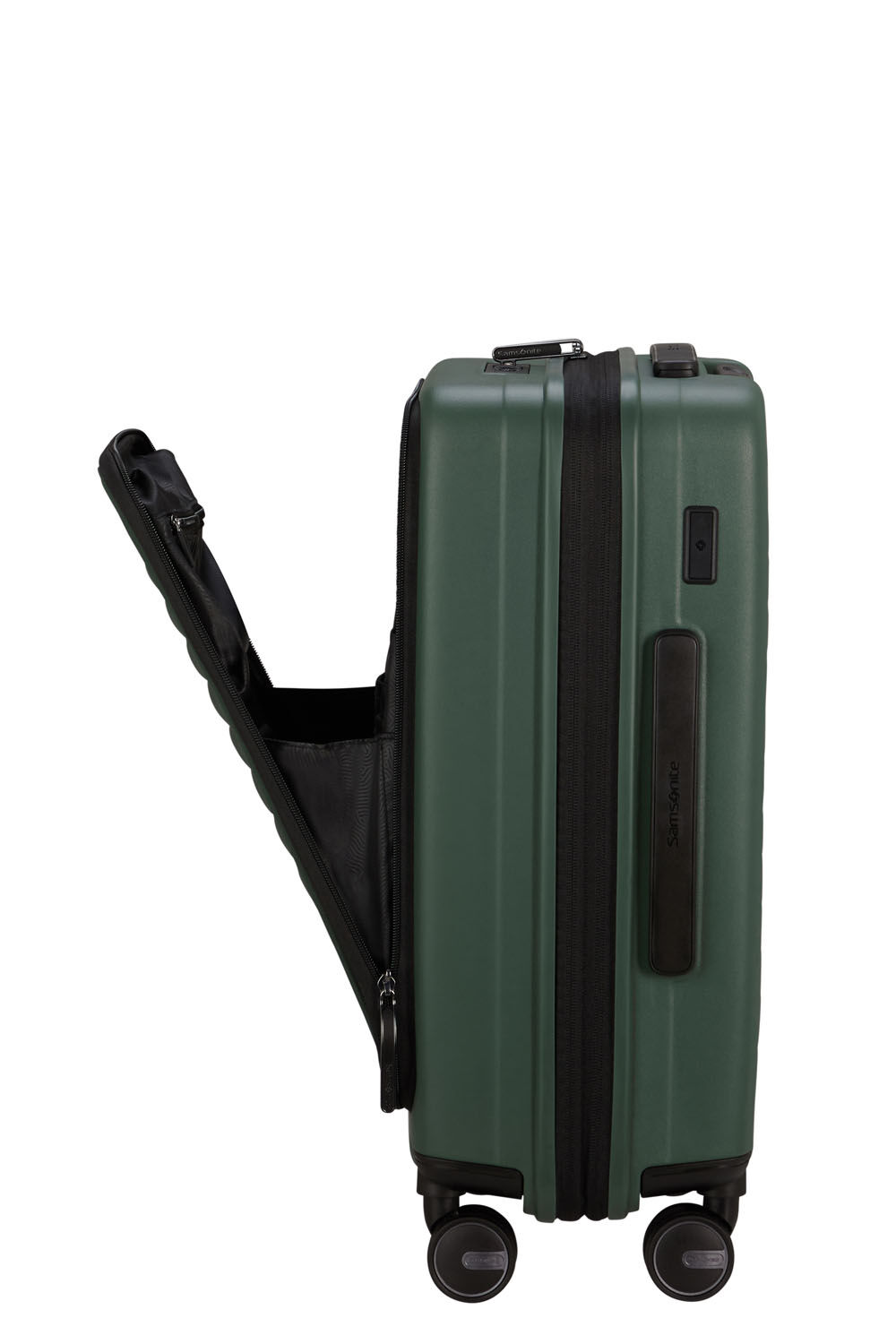 Samsonite Restackd EASY ACCESS Trolley mit 4 Rollen erweiterbar 55cm + GRATIS HOTELGUTSCHEIN Sage Samsonite Restackd EASY ACCESS Trolley mit 4 Rollen erweiterbar 55cm + GRATIS HOTELGUTSCHEIN Sage