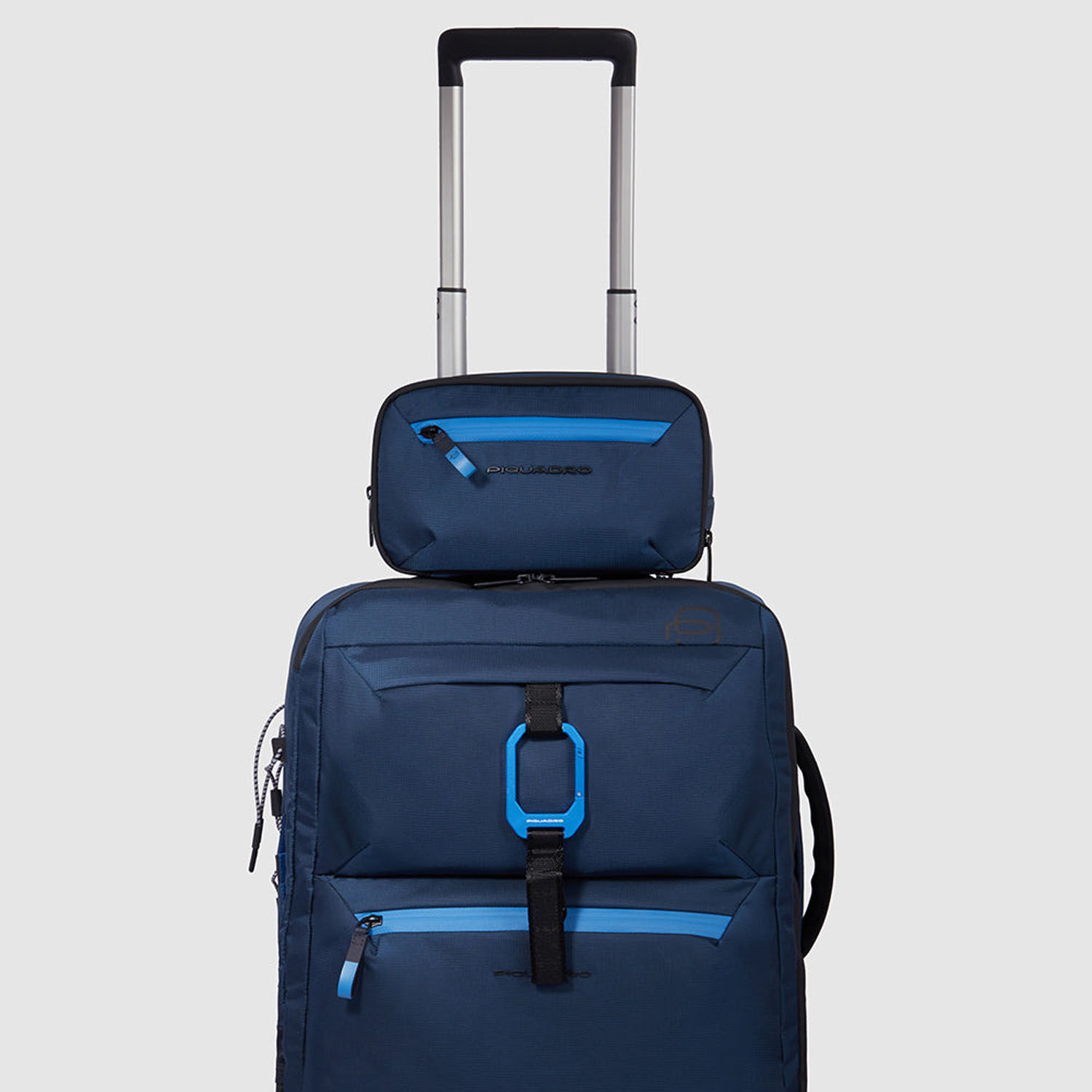 Piquadro Corner 2.0 Kulturbeutel aus recycled Stoff Schwarz Piquadro Corner 2.0 Kulturbeutel aus recycled Stoff Schwarz