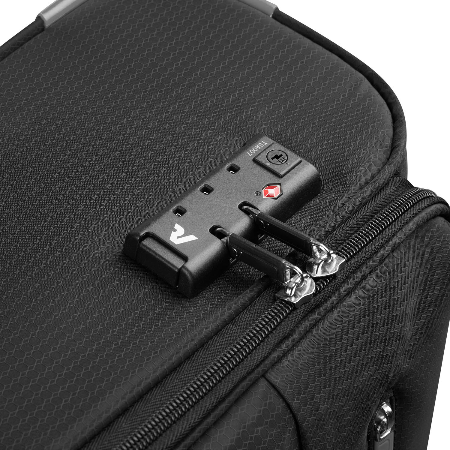 Roncato Lite Soft Handgepäck Carry-On Trolley 2-Rollen Black
