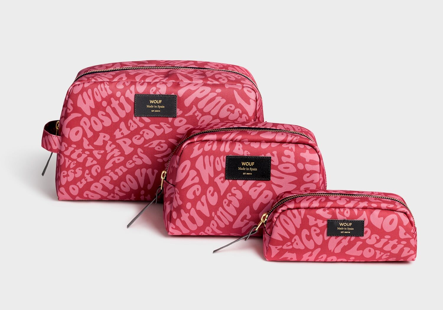 Wouf Accessories Makeup Bag Recycled Collection Groovy Wouf Accessories Makeup Bag Recycled Collection Groovy